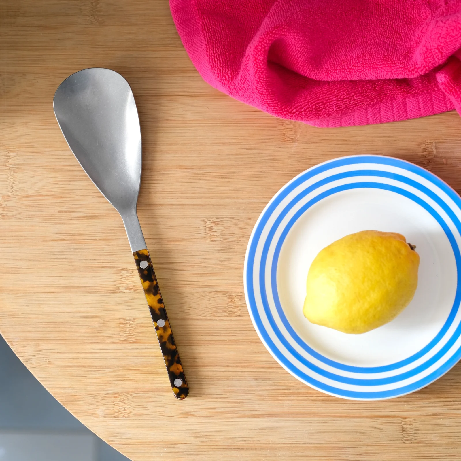 Bistrot Vintage Tortoise, Faux Tortoise - Rice spoon - Image 2