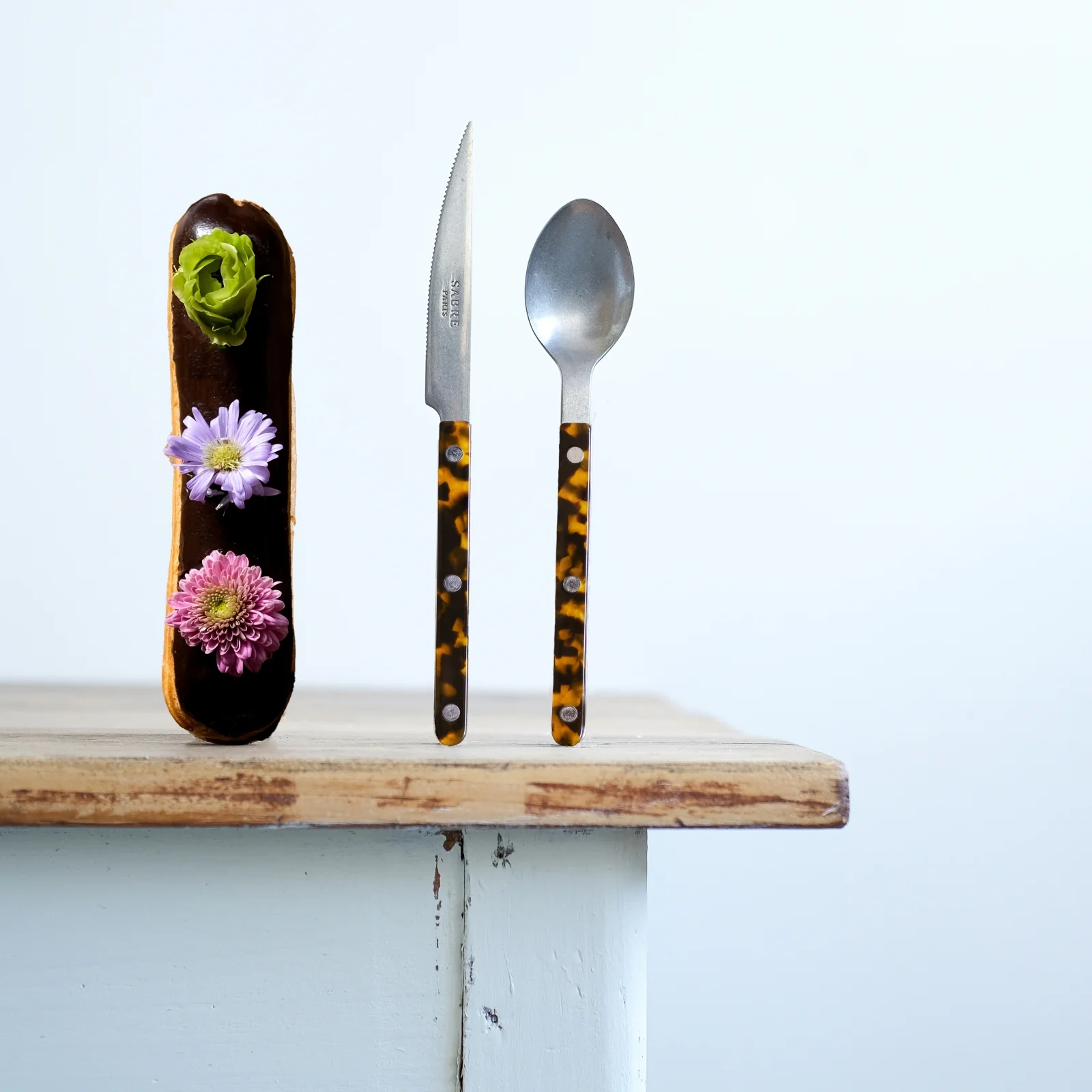 Bistrot Vintage Tortoise, Faux Tortoise - Dessert spoon - Image 2