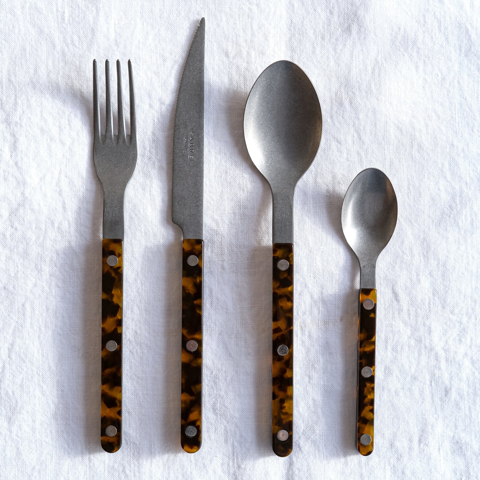 Bistrot Vintage Tortoise, Faux Tortoise - Dinner fork - Image 3