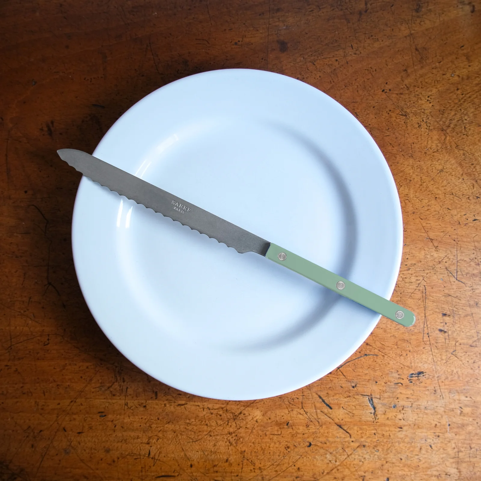 Bistrot Vintage Solid, Asparagus - Bread knife - Image 2