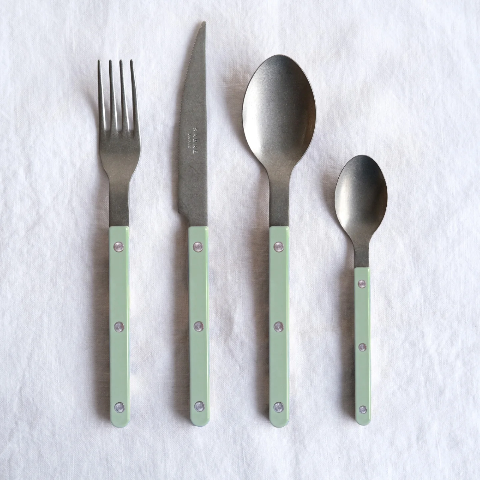 Bistrot Vintage Solid, Asparagus - Dinner knife - Image 3