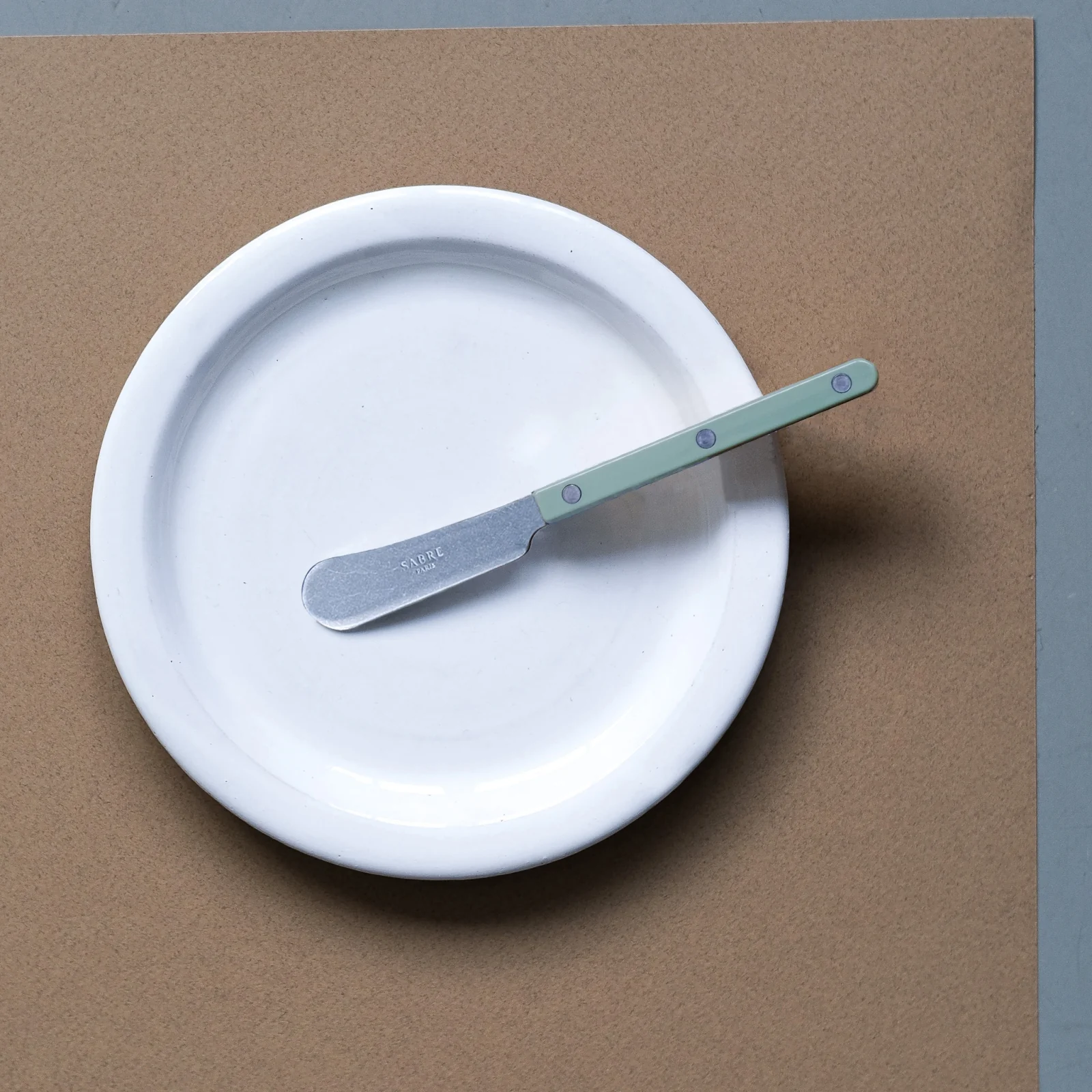 Bistrot Vintage Solid, Asparagus - Butter spreader - Image 2