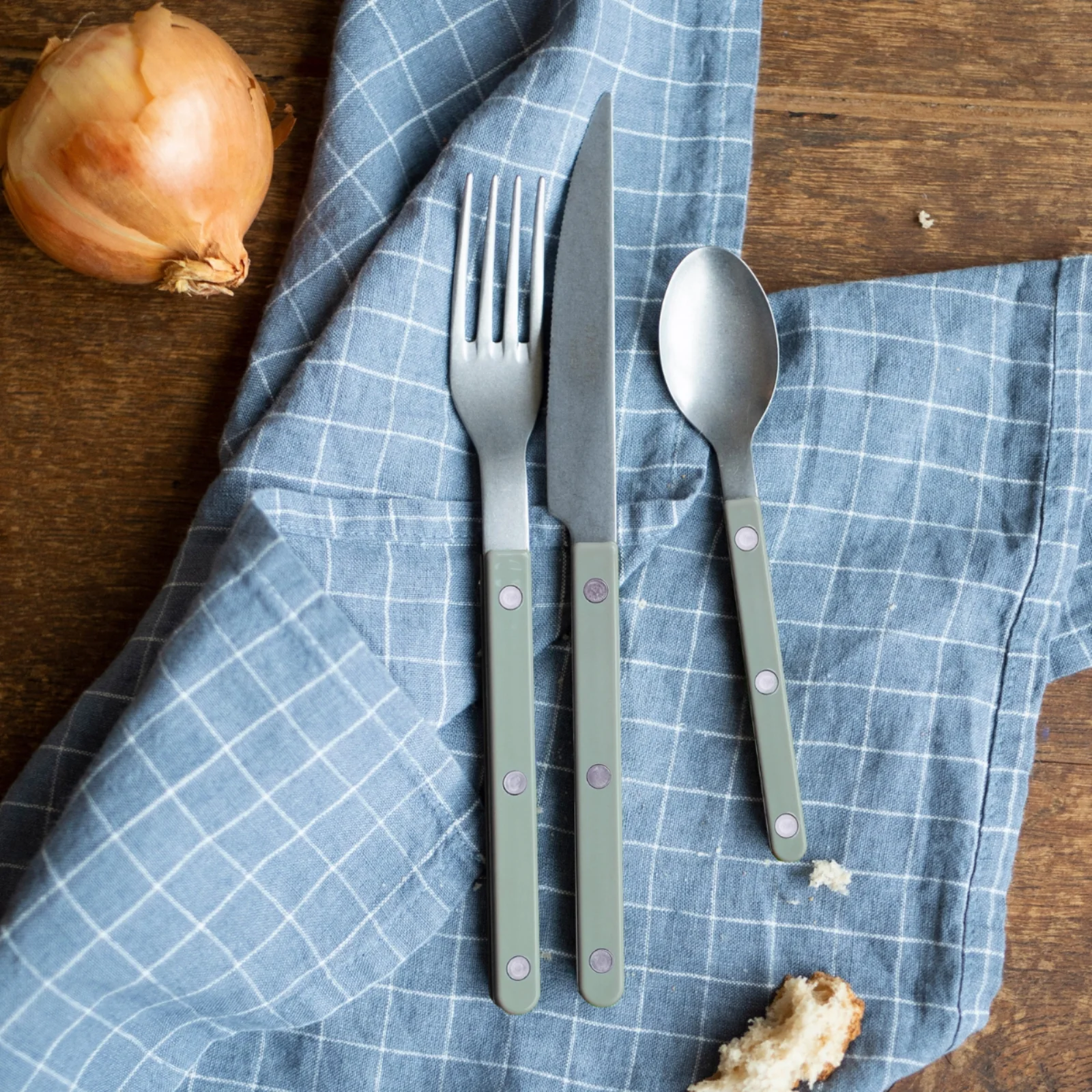 Bistrot Vintage Solid, Asparagus - Dinner fork - Image 4
