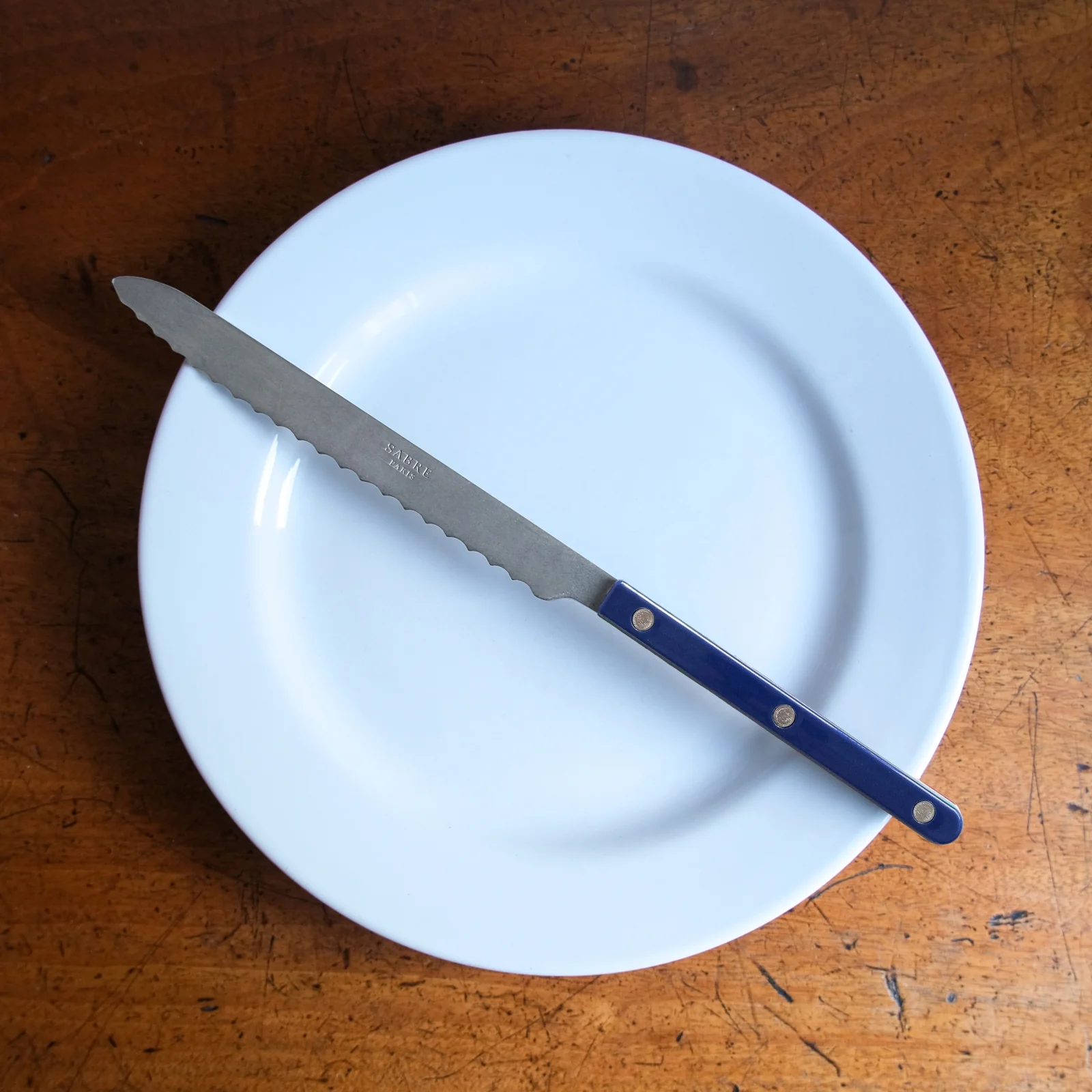 Bistrot Vintage Solid, Navy blue - Bread knife - Image 2