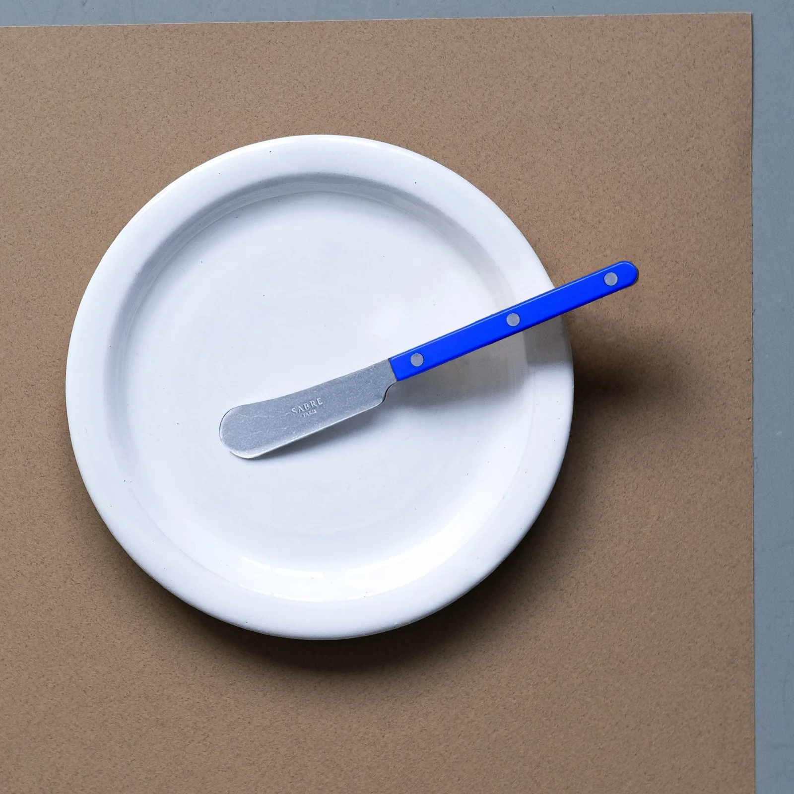 Bistrot Vintage Solid, Lapis blue - Butter spreader - Image 2