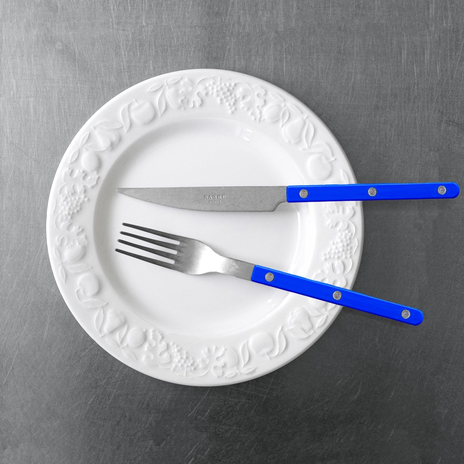 Bistrot Vintage Solid, Lapis blue - 24 pieces cutlery set - Image 3