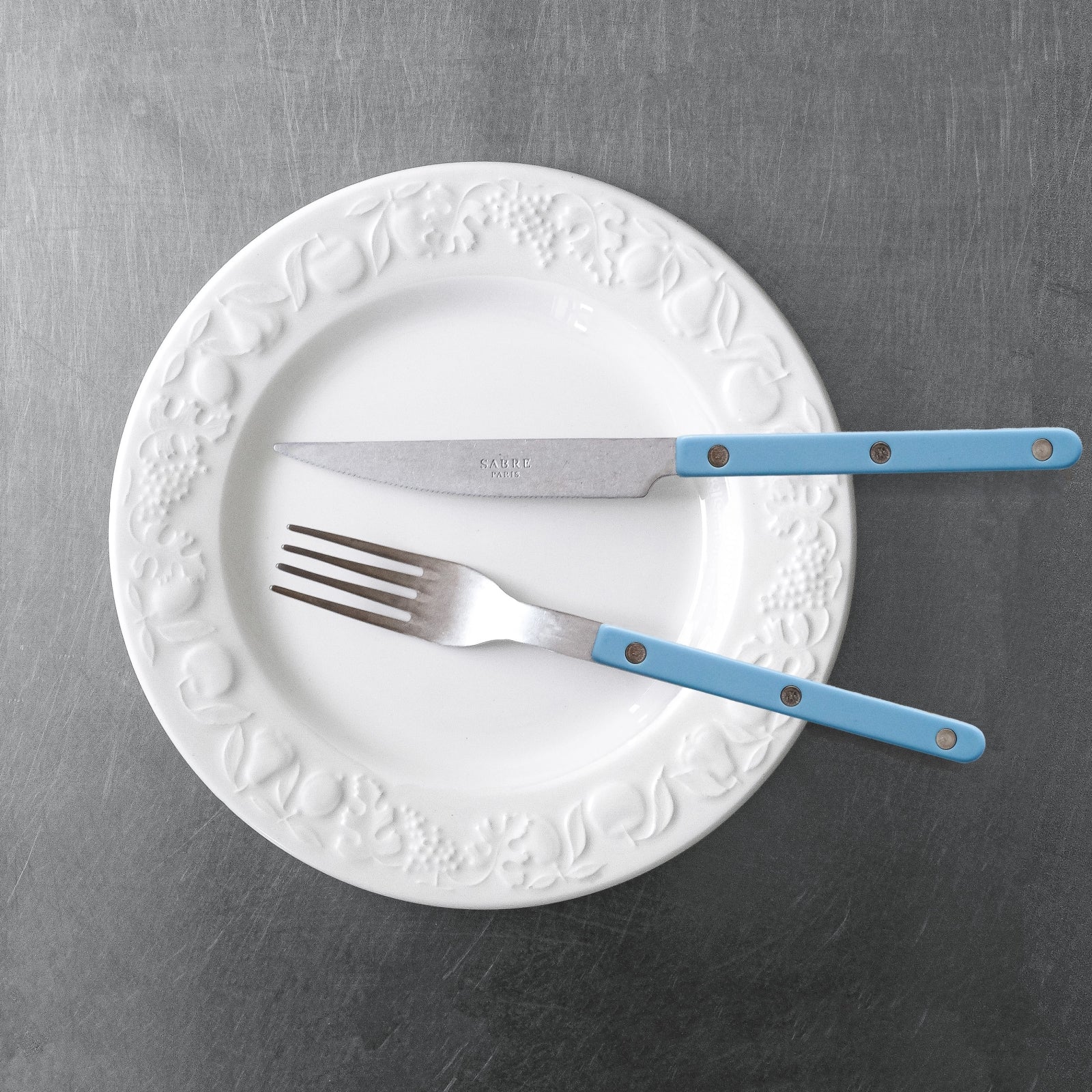 Bistrot Vintage Solid, Pastel blue - Dinner knife - Image 2