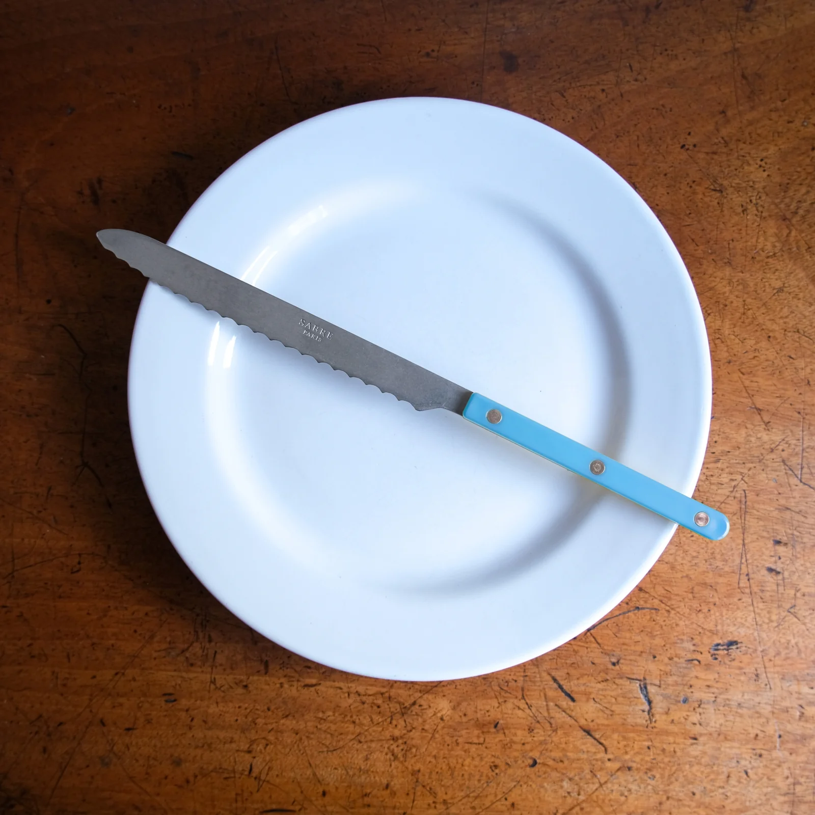Bistrot Vintage Solid, Pastel blue - Bread knife - Image 2