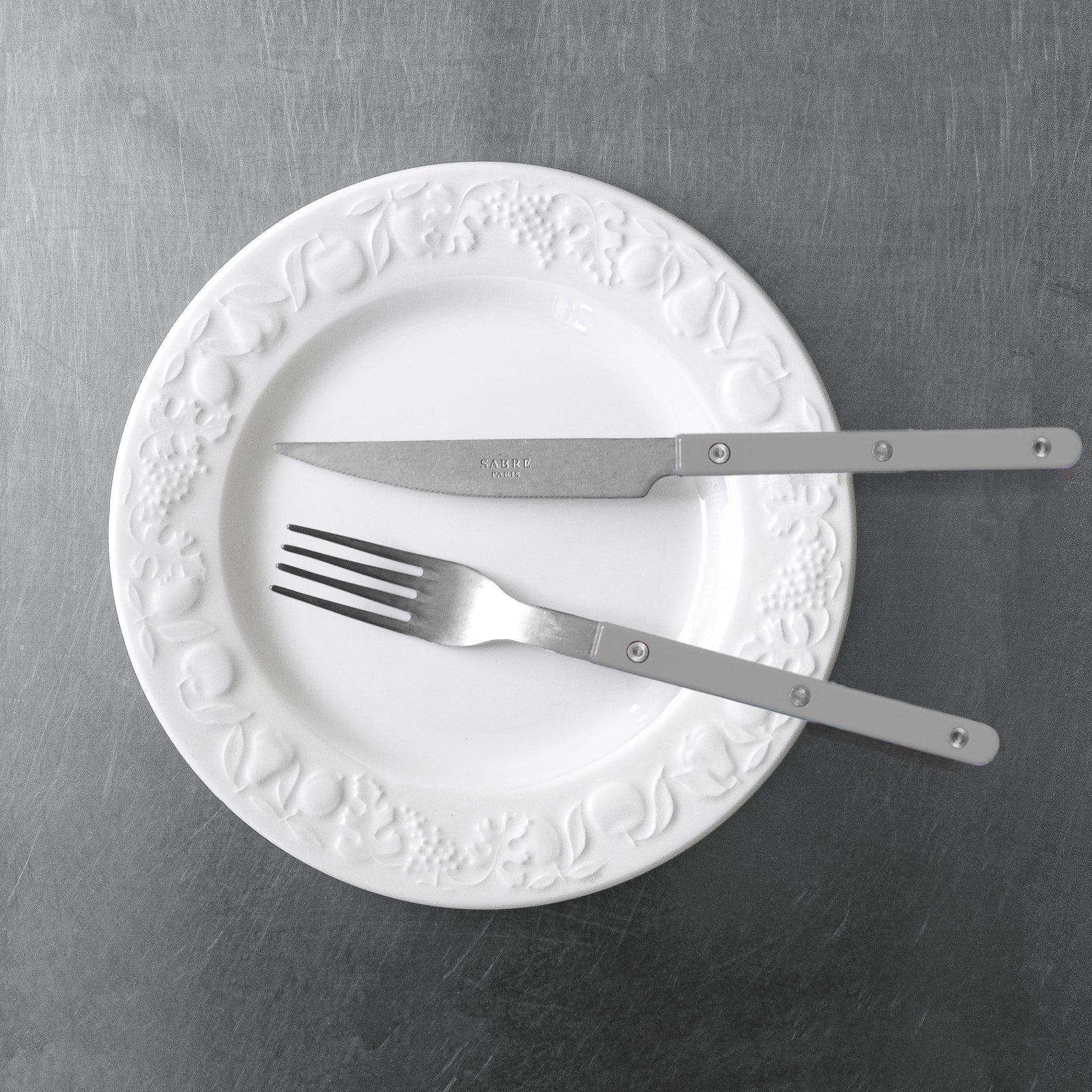 Bistrot Vintage Solid, Grey - Dinner fork - Image 2