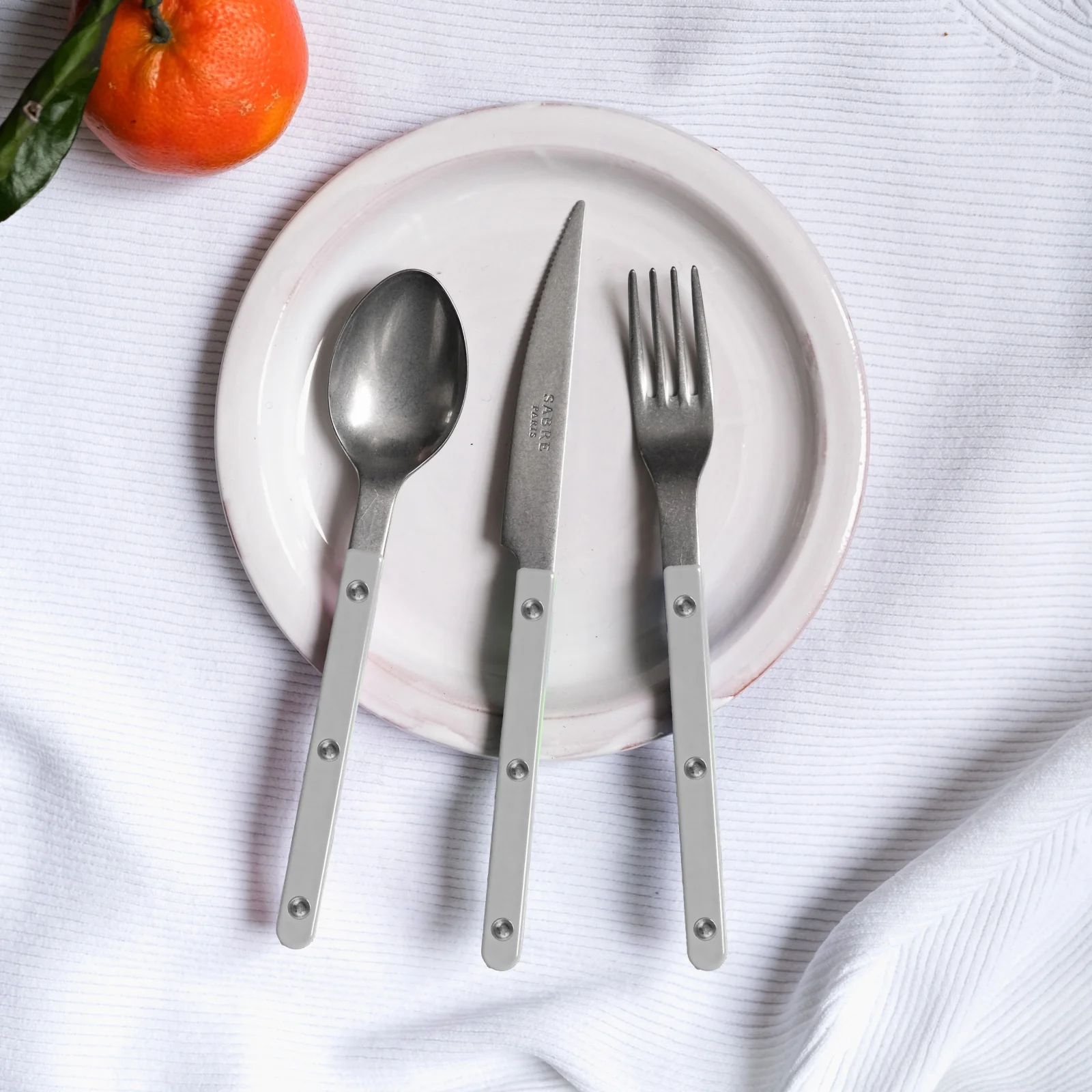 Bistrot Vintage Solid, Grey - Salad fork - Image 2