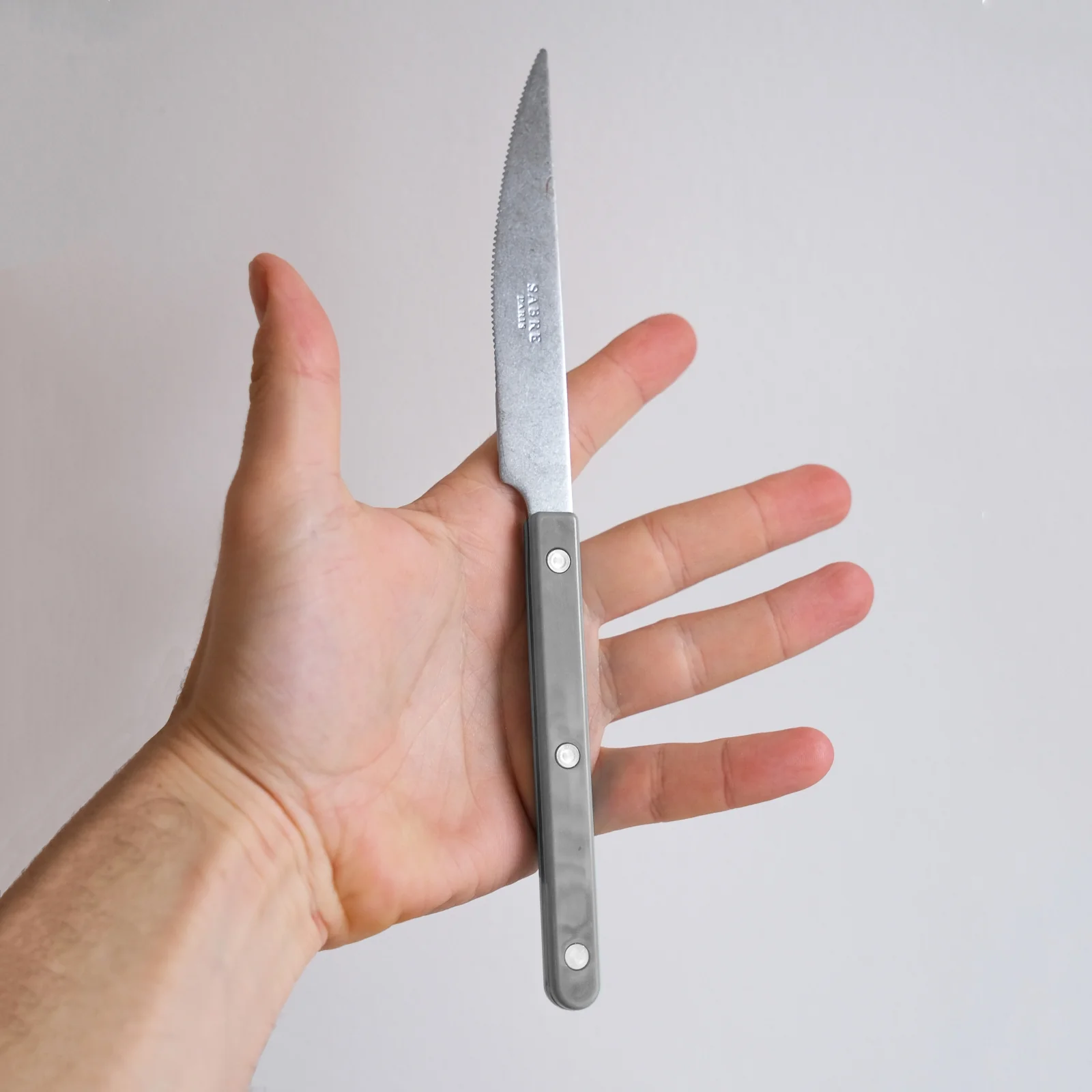 Bistrot Vintage Solid, Grey - Dinner knife - Image 3