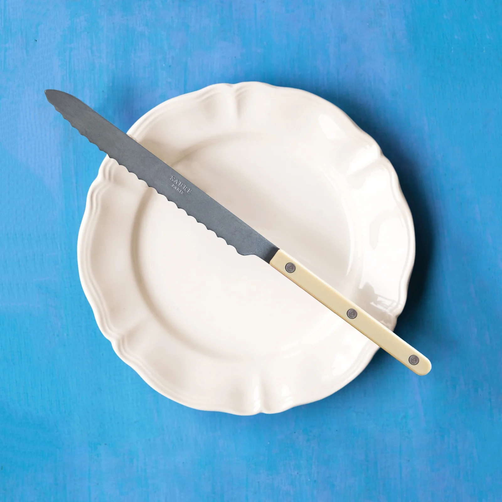 Bistrot Vintage Solid, Ivory - Bread knife - Image 2
