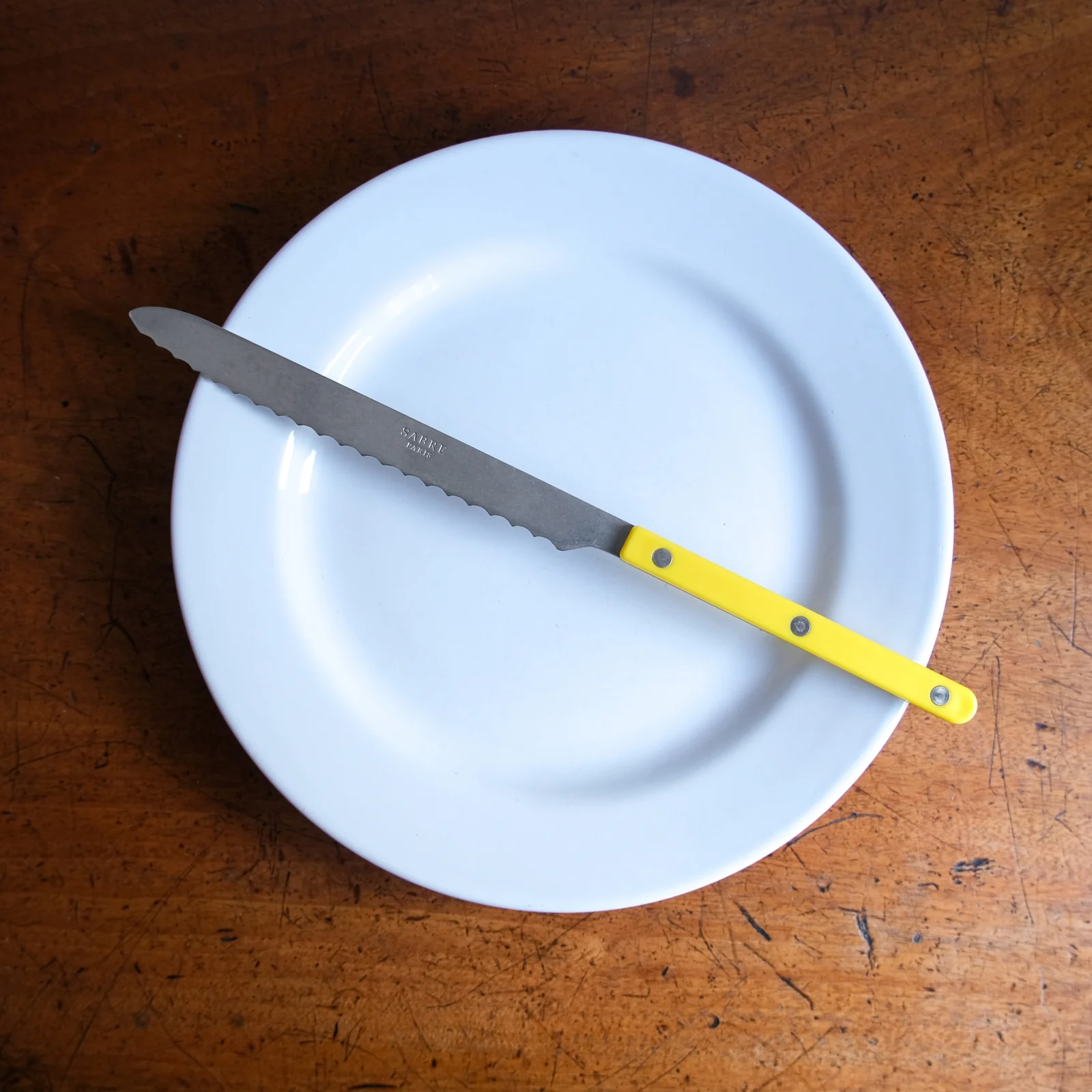 Bistrot Vintage Solid, Yellow - Bread knife - Image 2