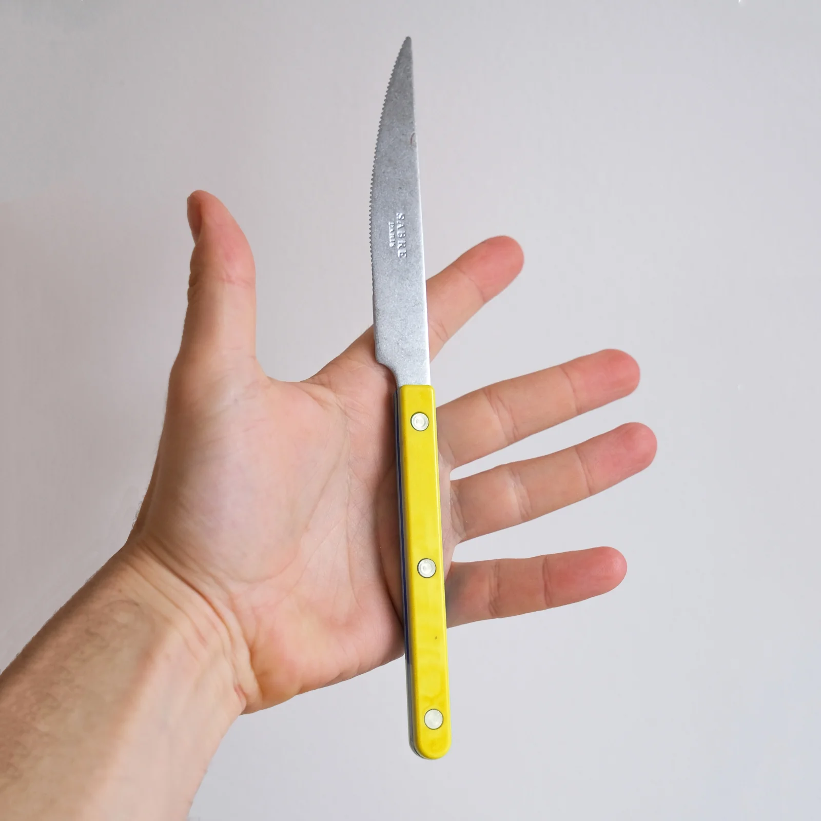 Bistrot Vintage Solid, Yellow - Dinner knife - Image 4
