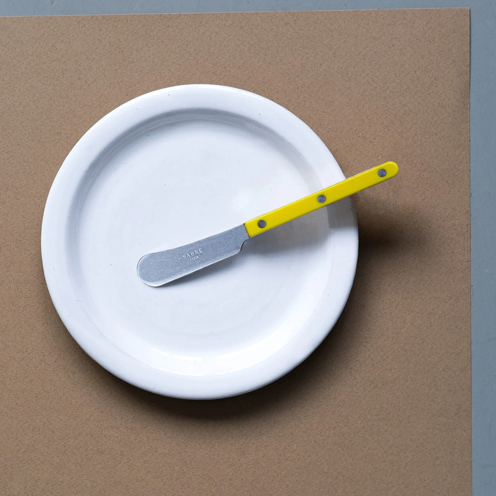 Bistrot Vintage Solid, Yellow - Butter spreader - Image 2