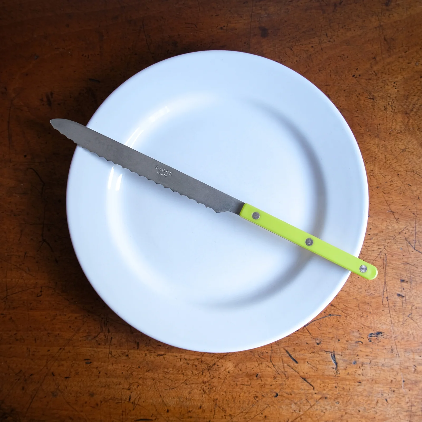 Bistrot Vintage Solid, Lime - Bread knife - Image 2