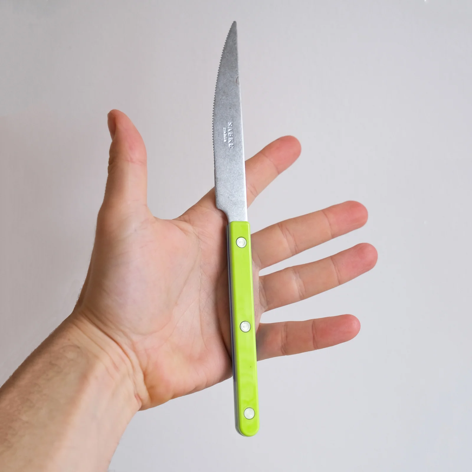 Bistrot Vintage Solid, Lime - Dinner knife - Image 4