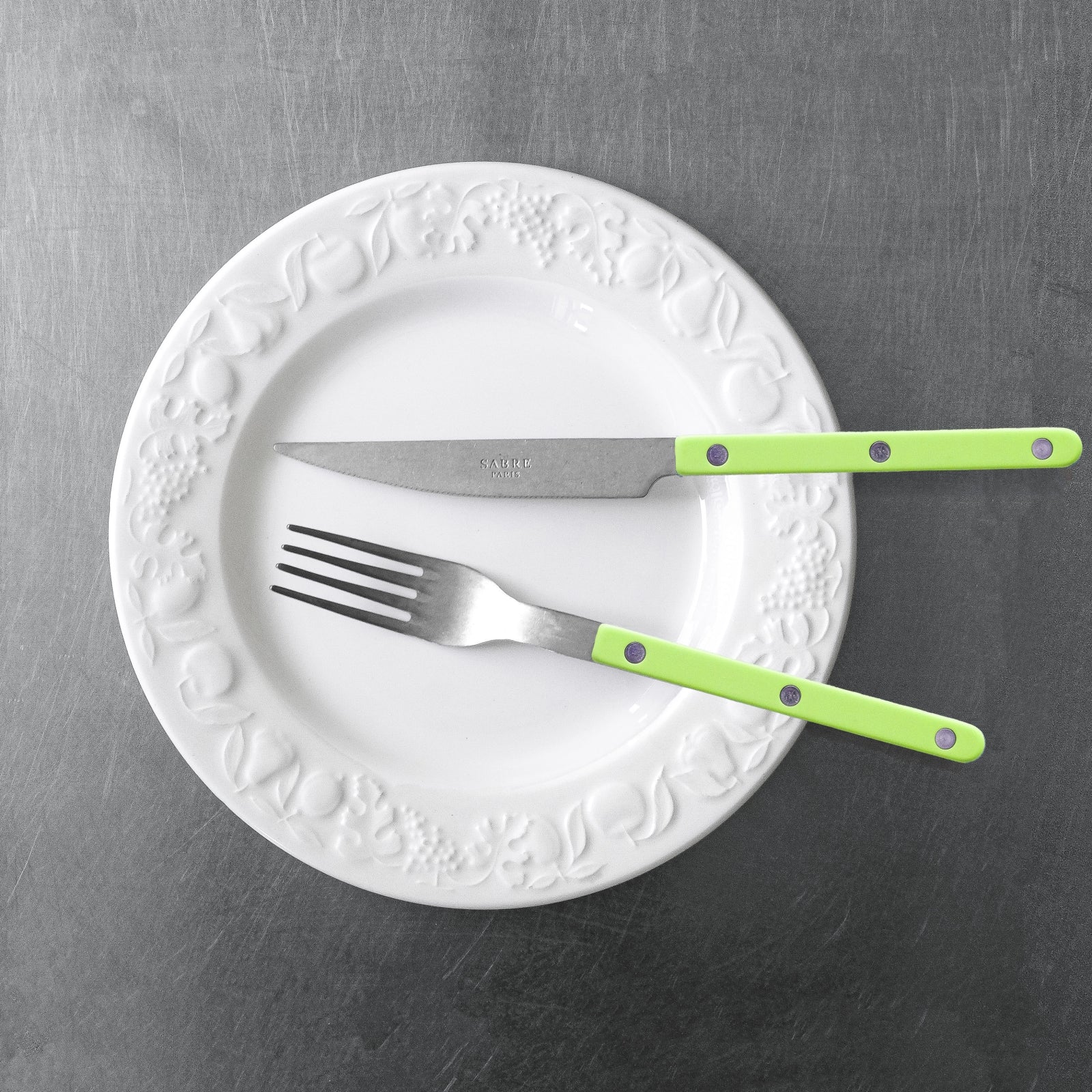 Bistrot Vintage Solid, Lime - Dinner fork - Image 3