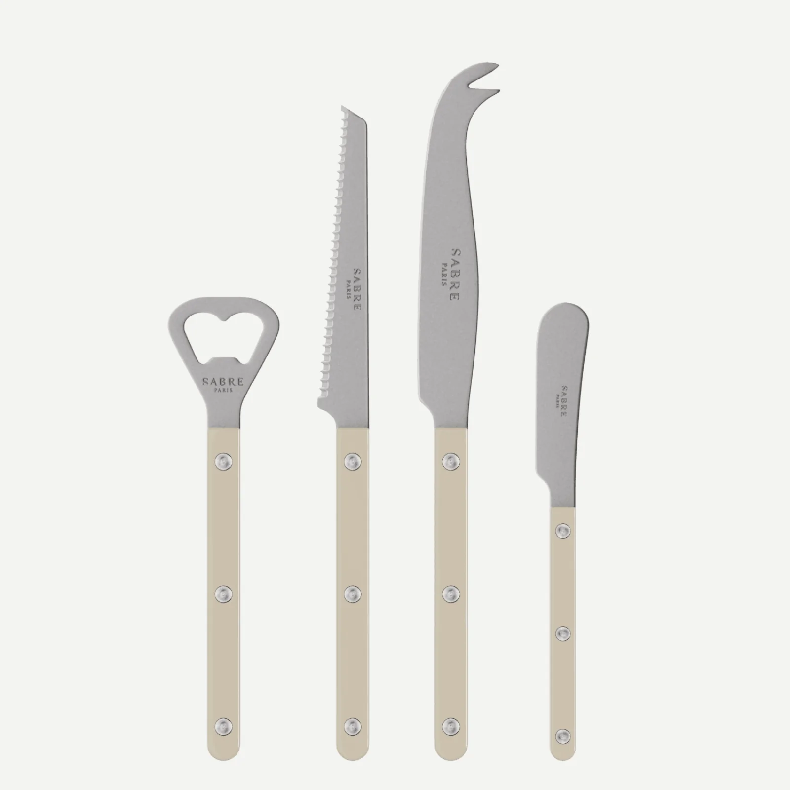 Bistrot Vintage Solid, Light kaki - Bistrot aperitif set