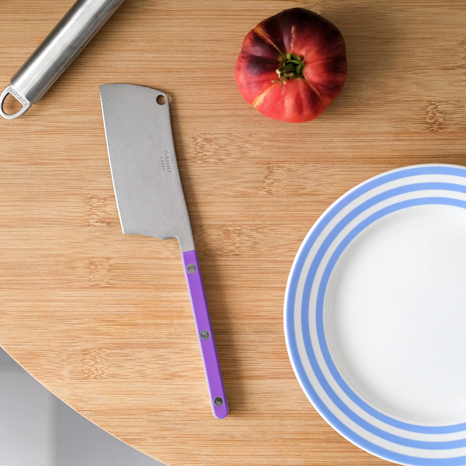 Bistrot Vintage Solid, Purple - Cheese cleaver - Image 2
