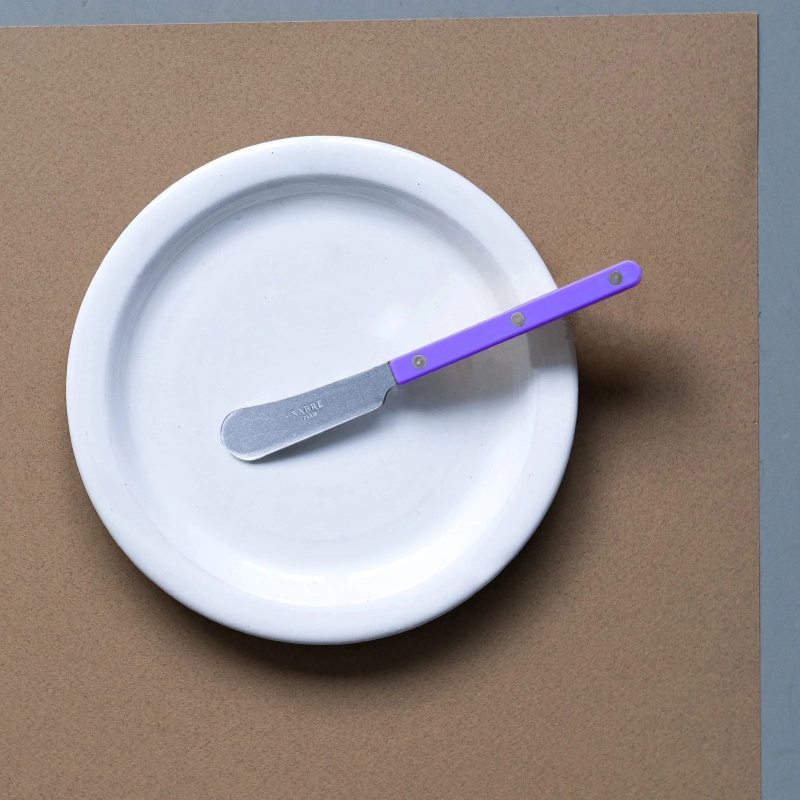 Bistrot Vintage Solid, Purple - Butter spreader - Image 2