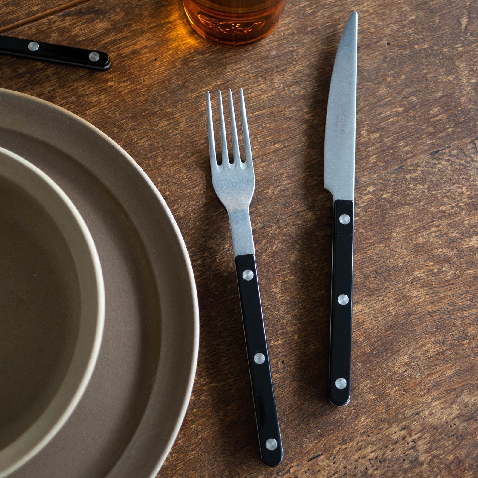 Bistrot Vintage Solid, Black - Butter spreader - Image 4