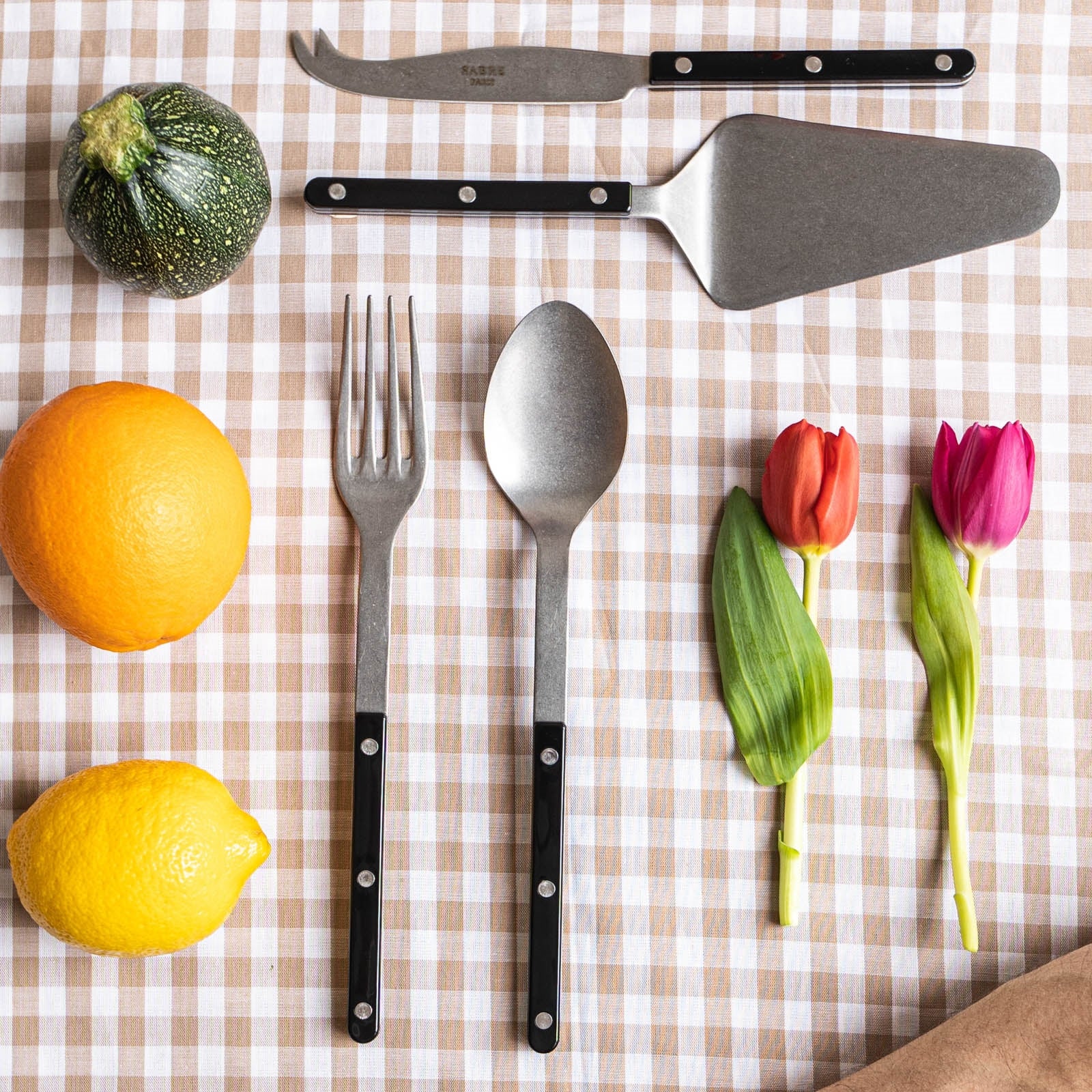 Bistrot Vintage Solid, Black - Set of 4 Bistrot must-have serving pieces - Image 3
