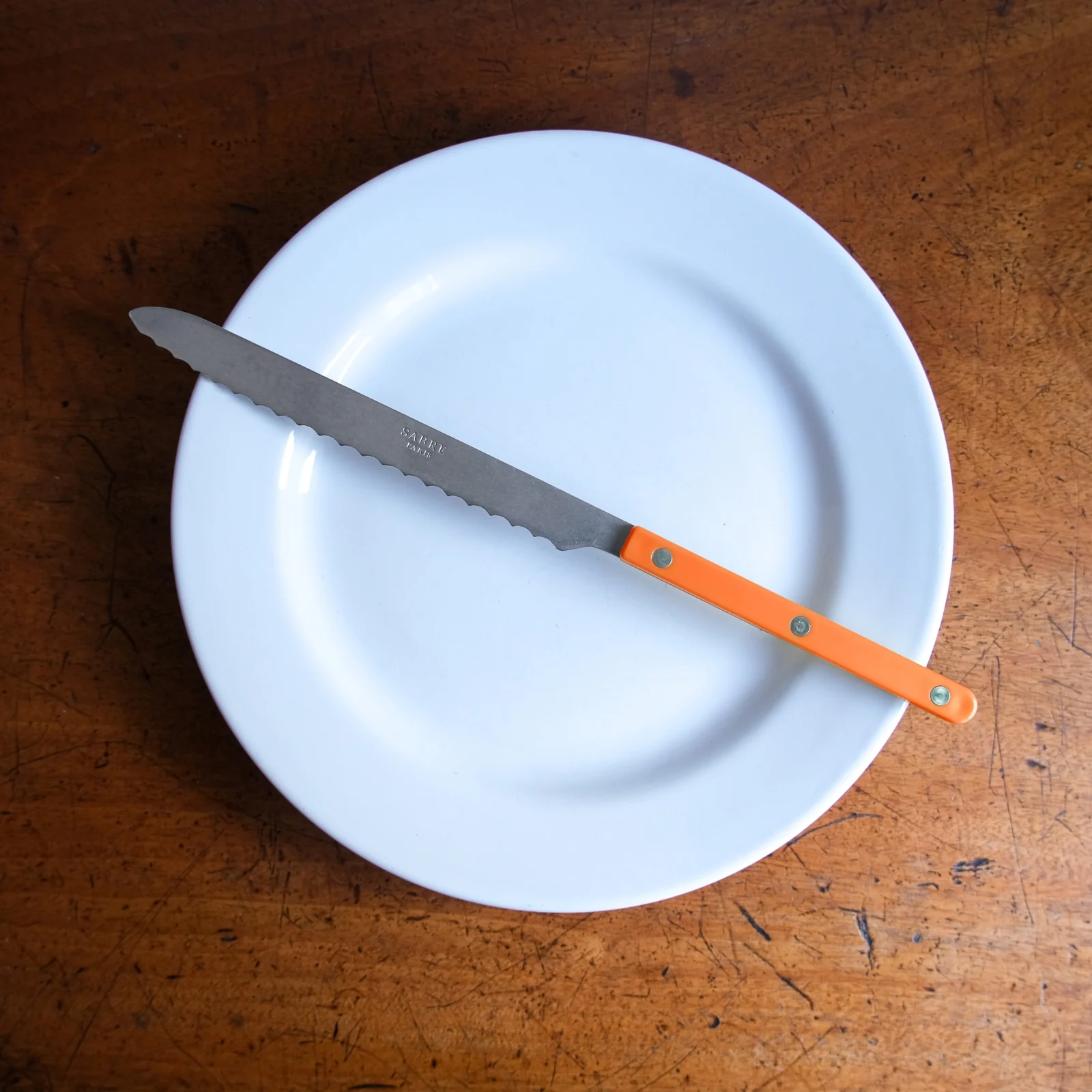 Bistrot Vintage Solid, Orange - Bread knife - Image 2