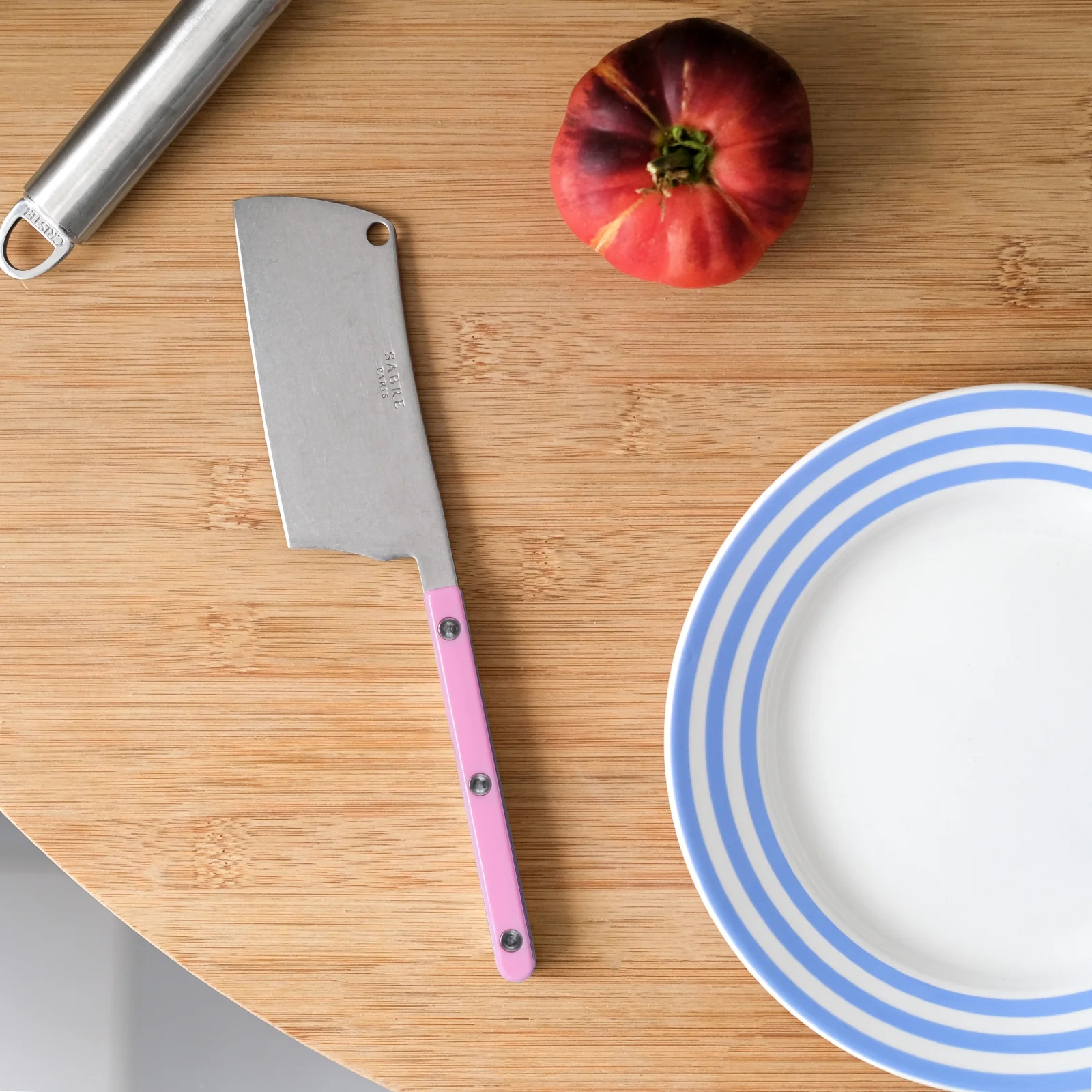 Bistrot Vintage Solid, Pink - Cheese cleaver - Image 2