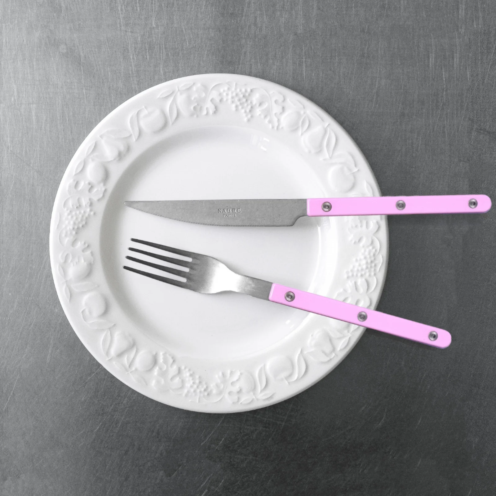 Bistrot Vintage Solid, Pink - 48 pieces cutlery set - Image 3