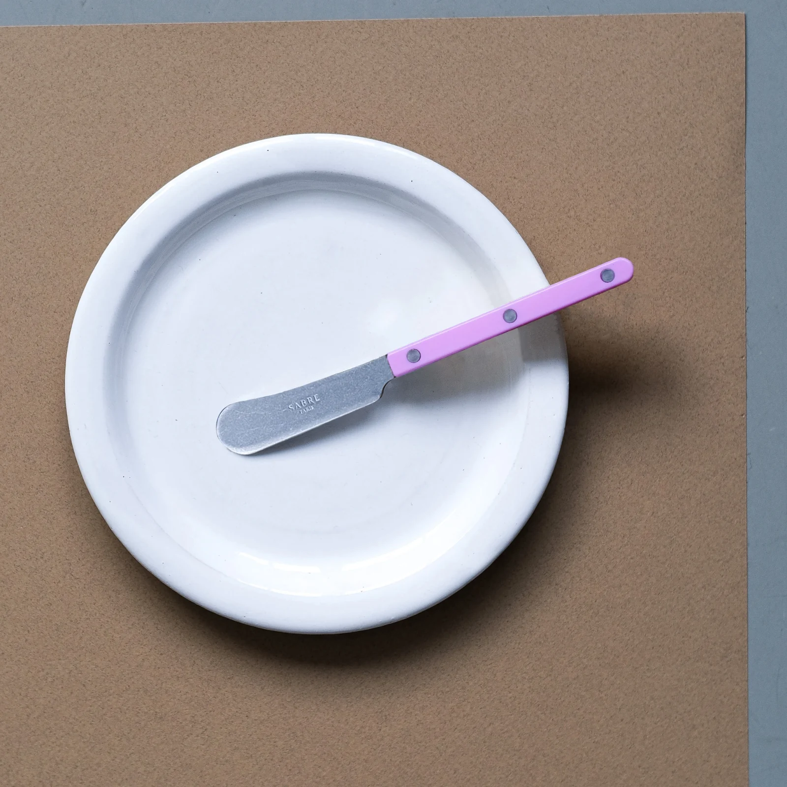 Bistrot Vintage Solid, Pink - Butter spreader - Image 2