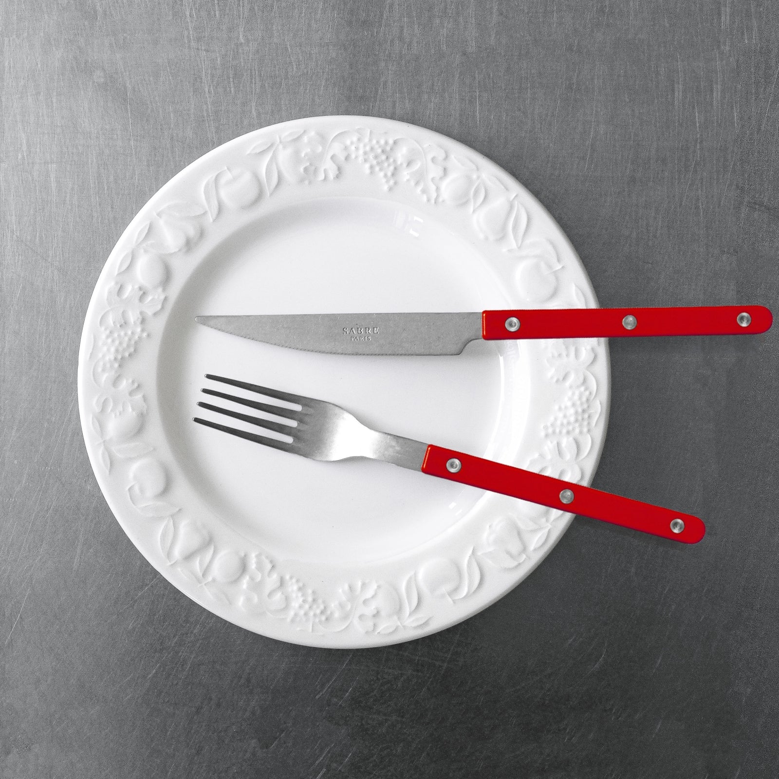 Bistrot Vintage Solid, Red - Dinner fork - Image 3