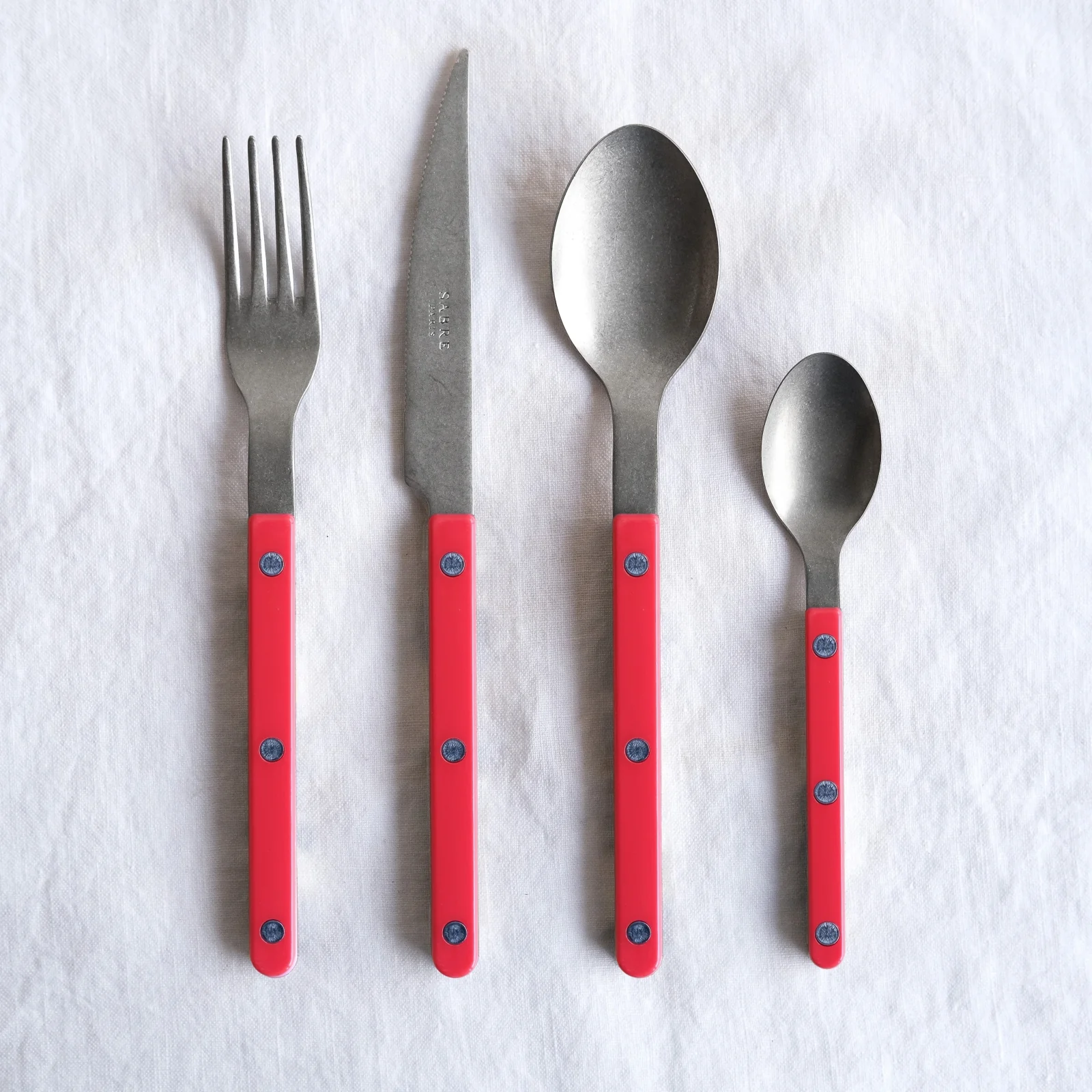 Bistrot Vintage Solid, Red - Dinner fork - Image 4