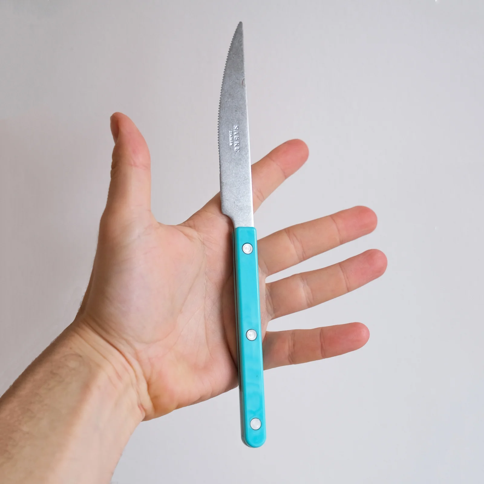 Bistrot Vintage Solid, Turquoise - Dinner knife - Image 4