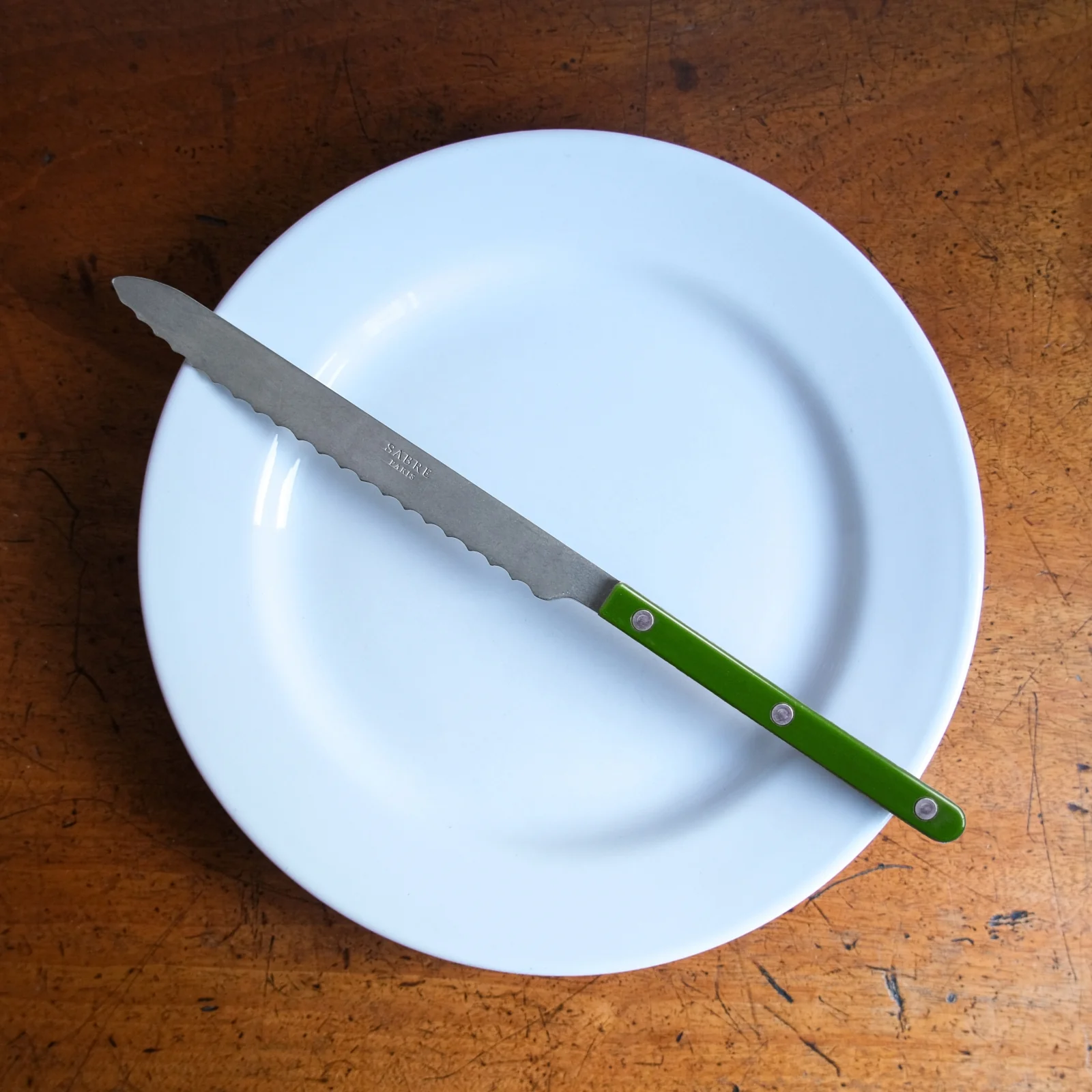 Bistrot Vintage Solid, Green - Bread knife - Image 2