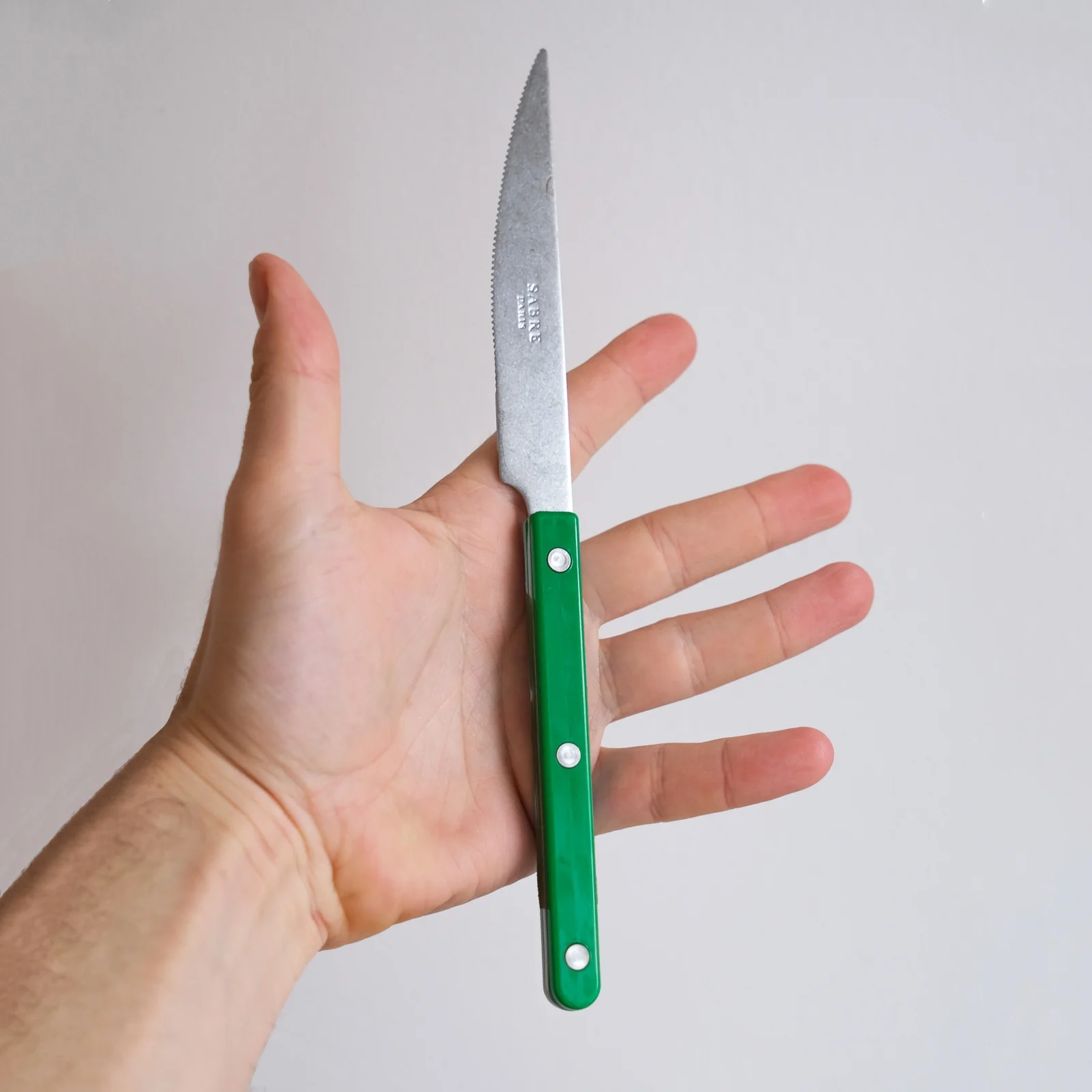 Bistrot Vintage Solid, Garden green - Dinner knife - Image 6