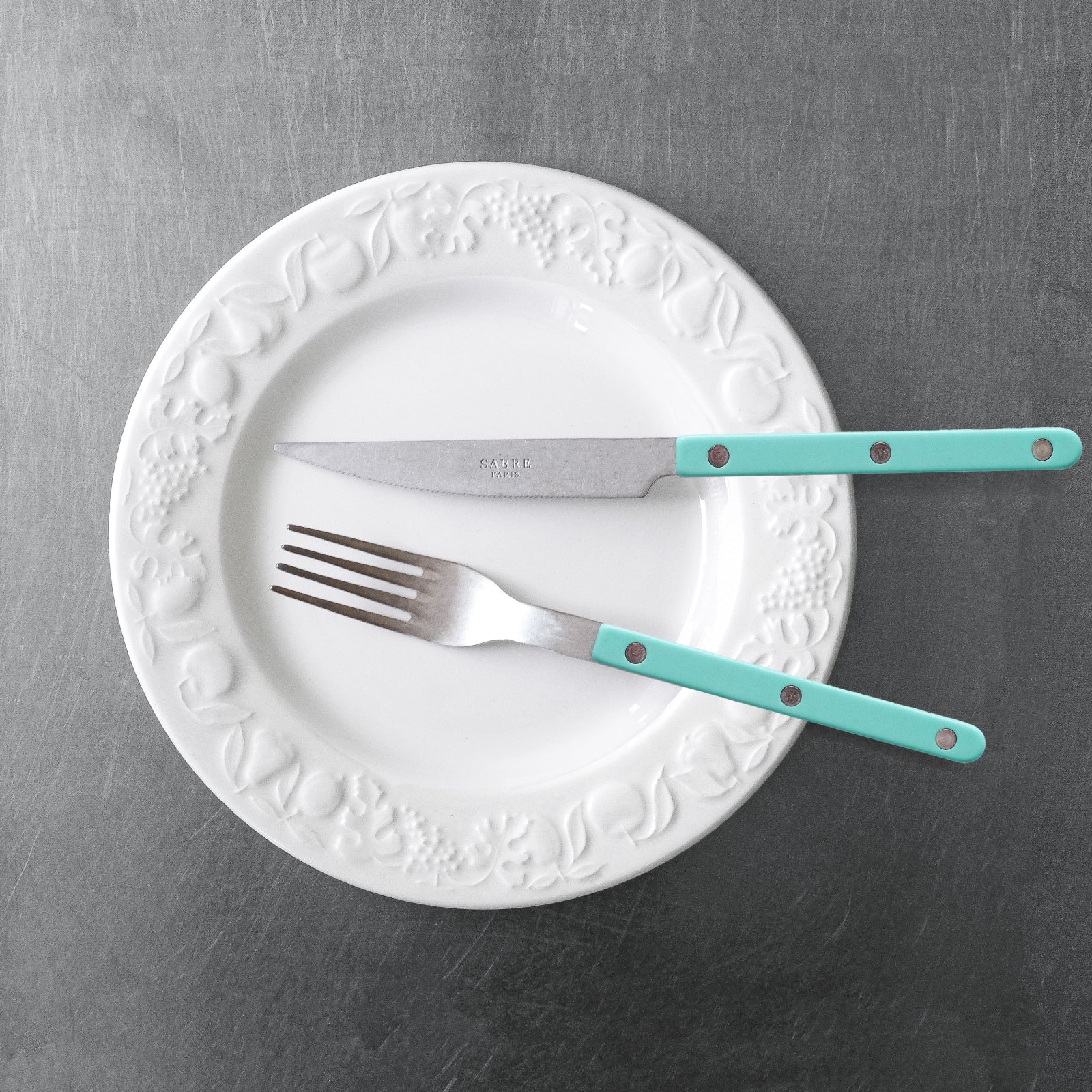 Bistrot Vintage Solid, Pastel green - Dinner fork - Image 3