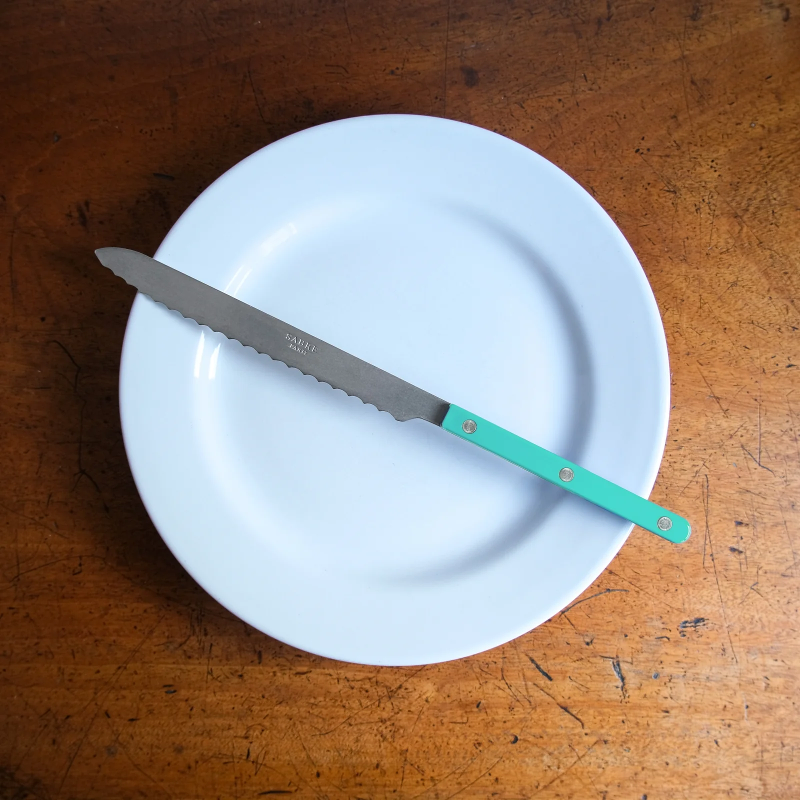Bistrot Vintage Solid, Pastel green - Bread knife - Image 2