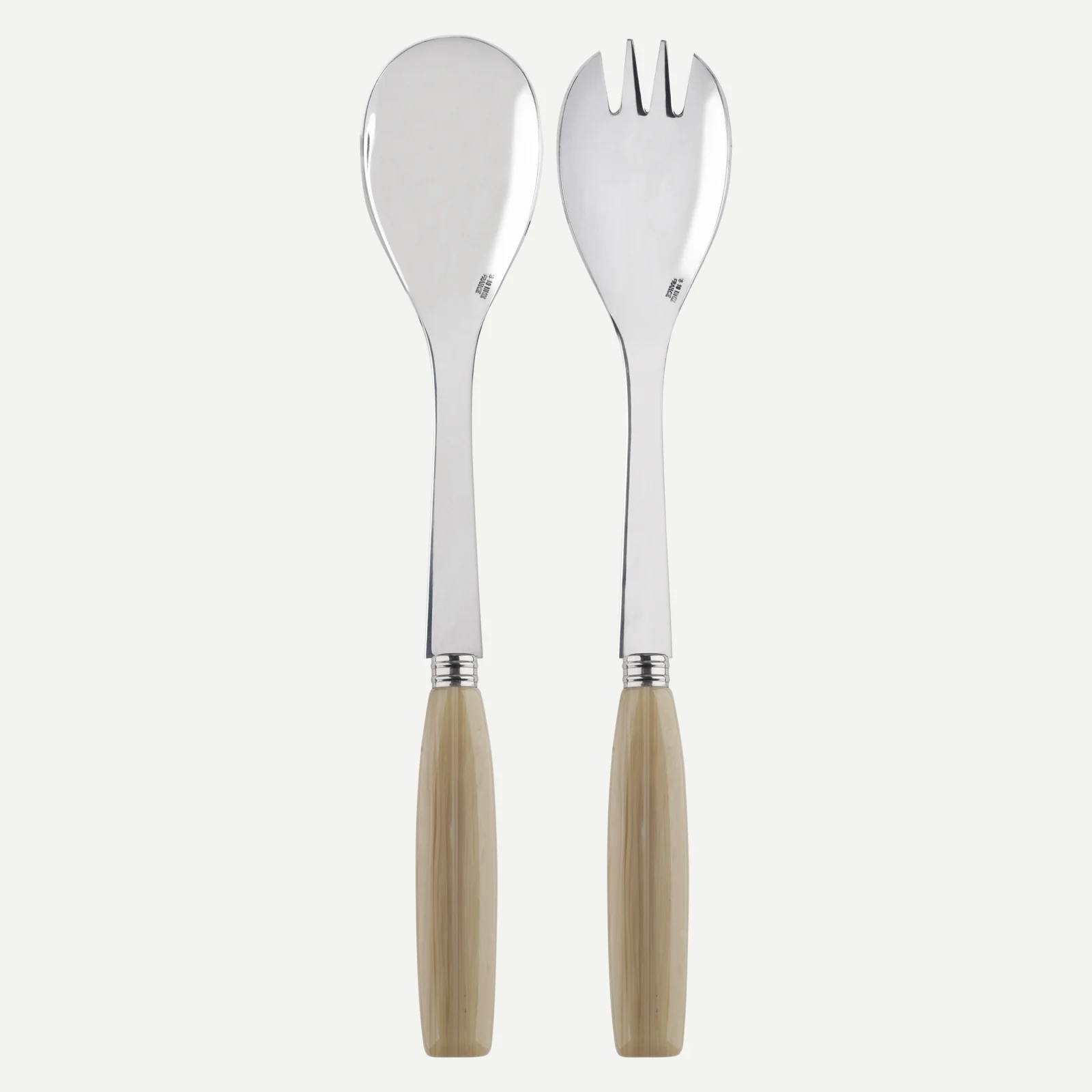 Djembe, Faux Horn - Salad cutlery set