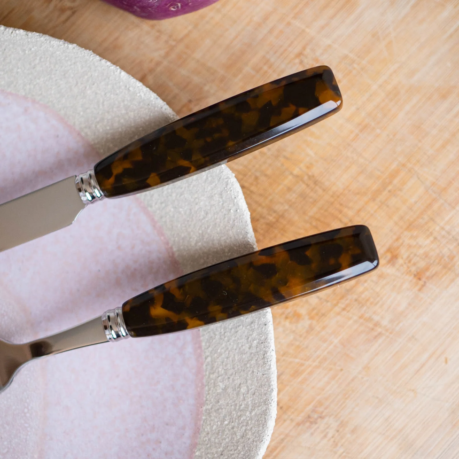 Djembe, Faux Tortoise - Dinner knife - Image 3