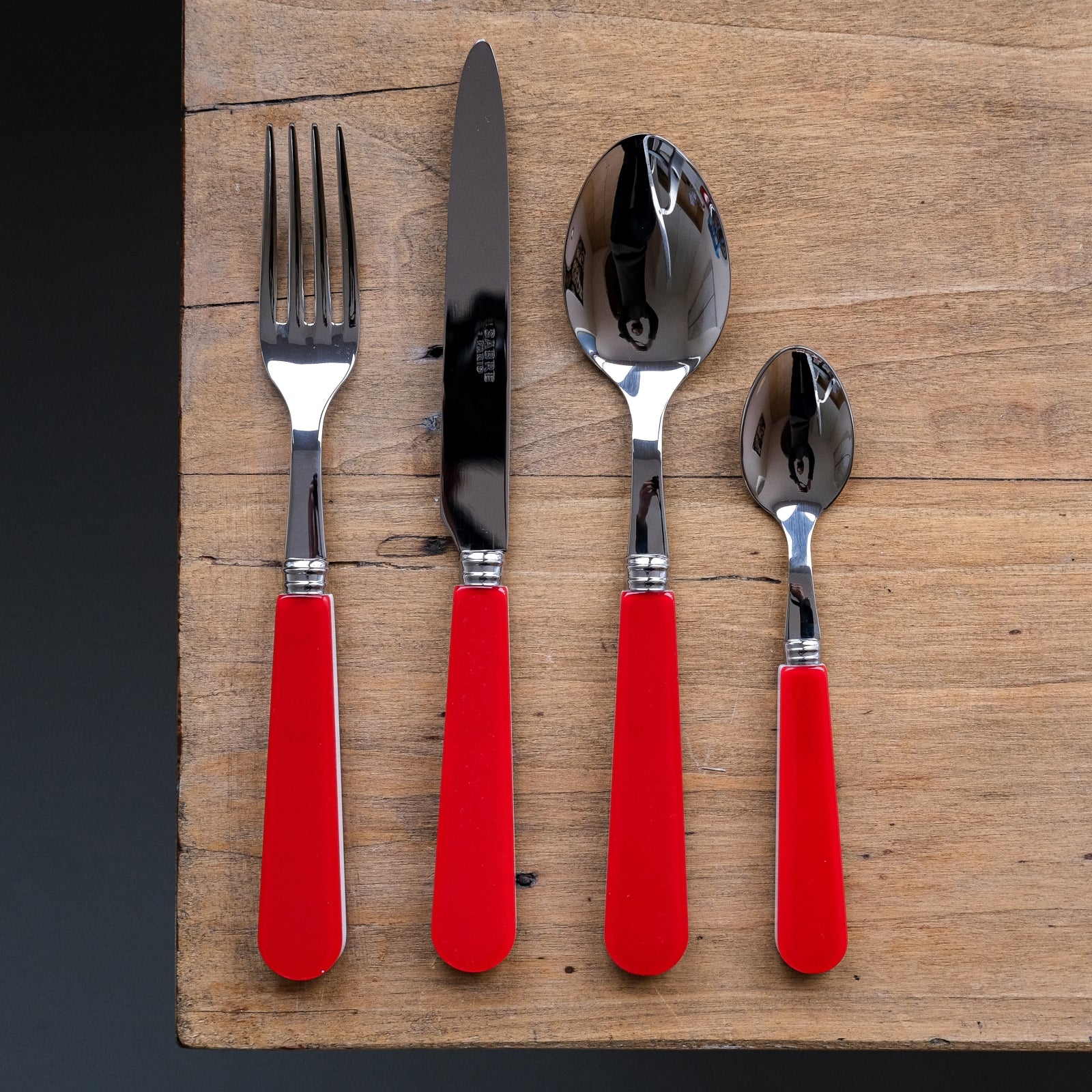 Duo, Red - Soup spoon - Image 2
