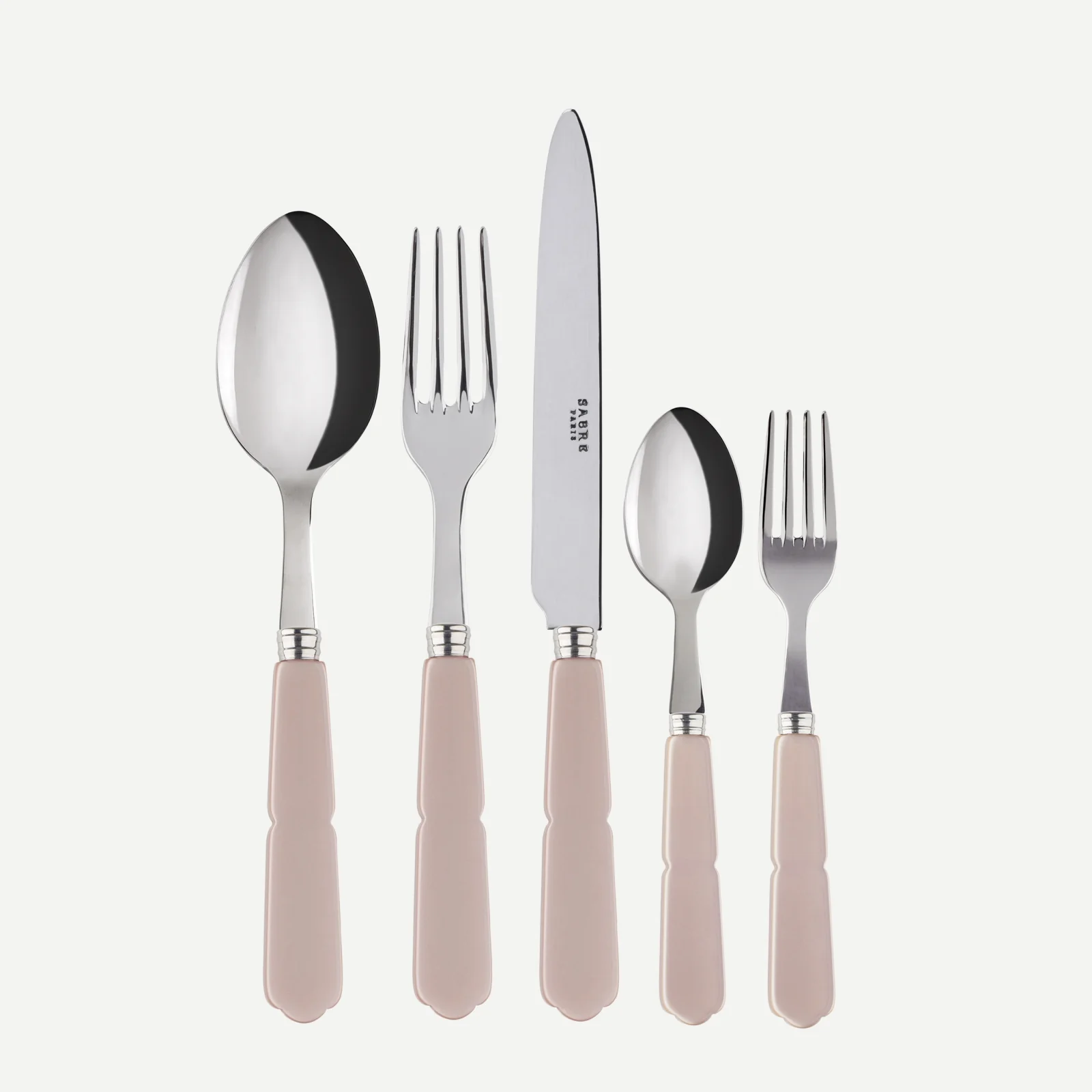 Gustave, Taupe - 5 pieces cutlery set