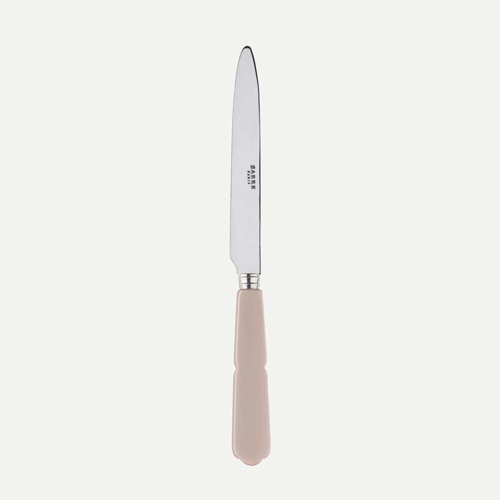 Gustave, Taupe - Serrated dinner knife blade