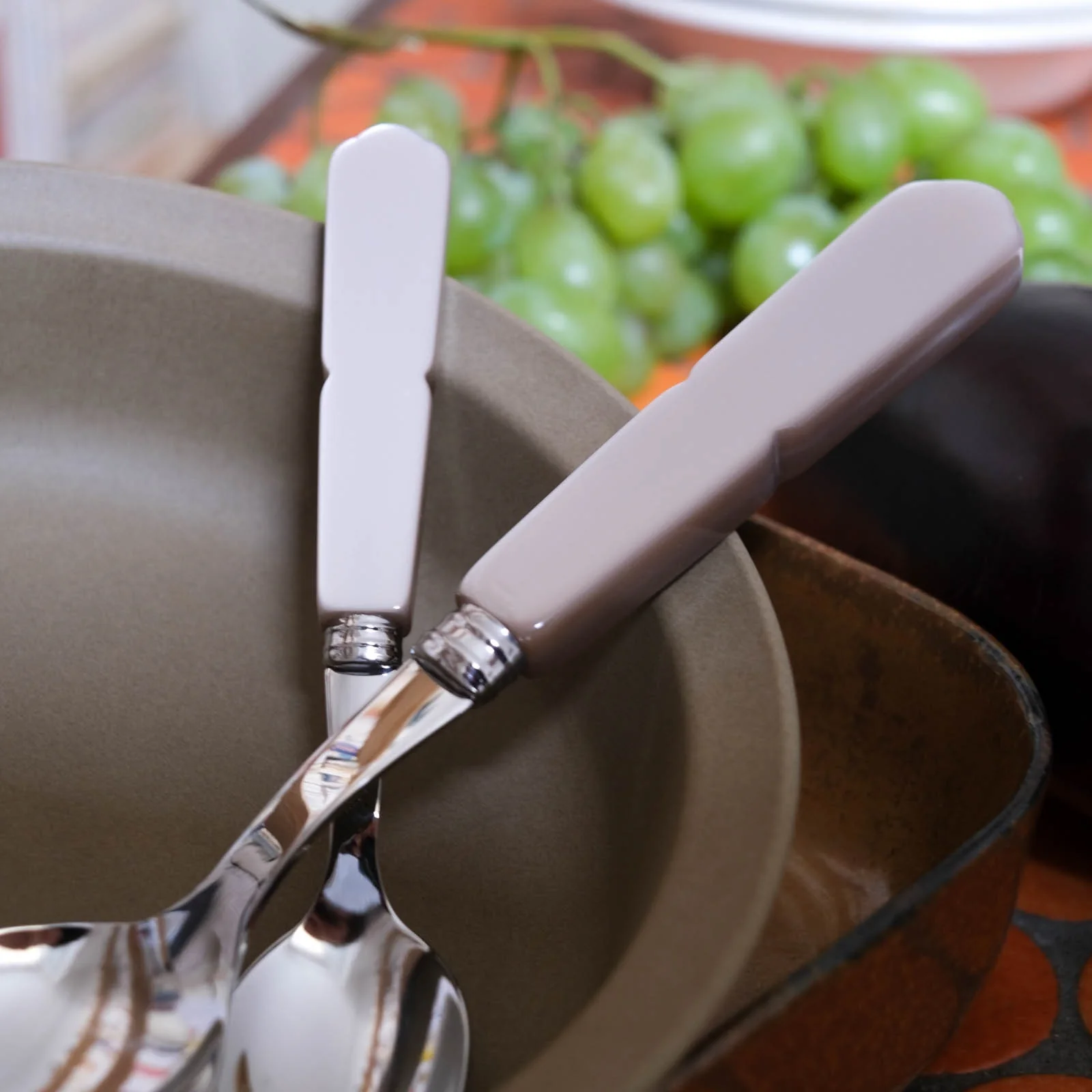 Gustave, Taupe - 48 pieces cutlery set - Image 3
