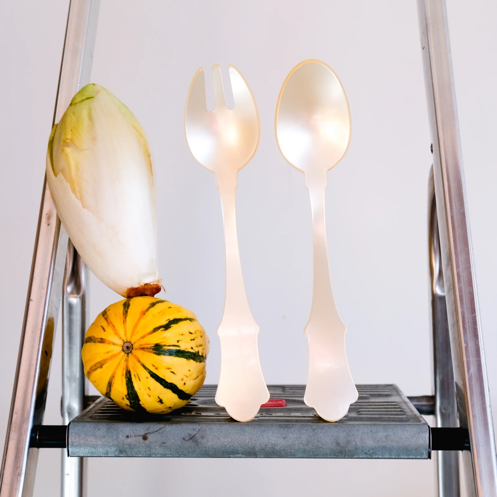 Honorine, Pearl - Salad cutlery set - Image 2