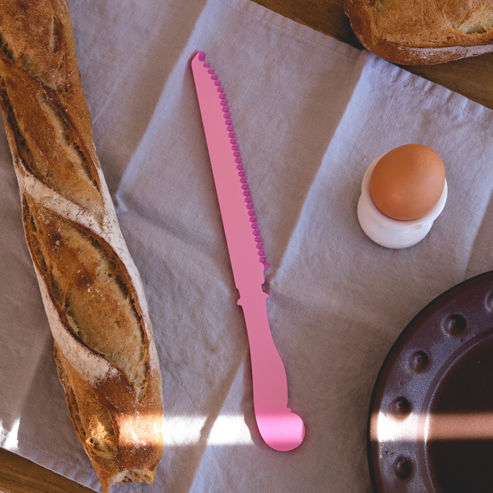 Honorine, Soft pink - Bread knife - Image 2