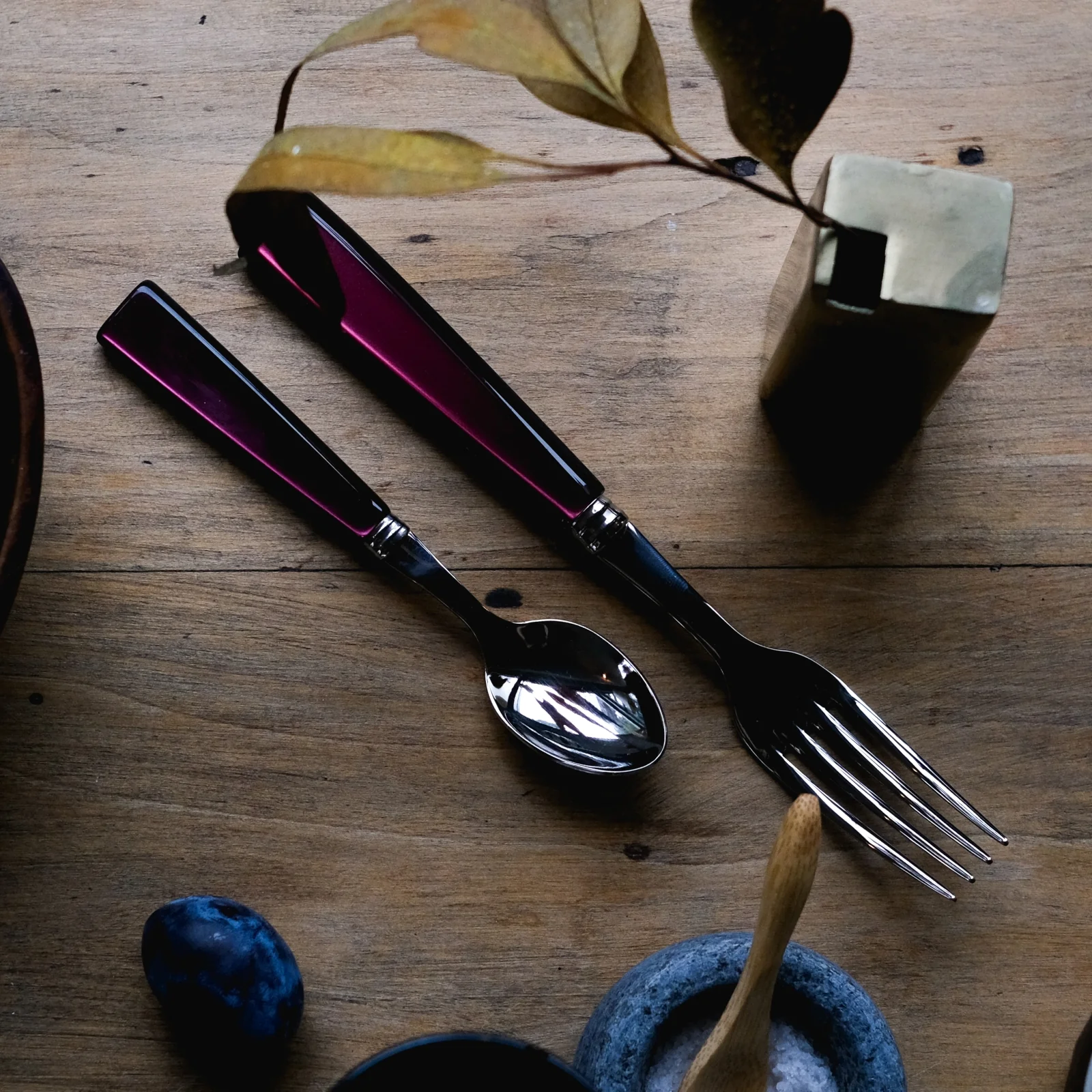 Icône, Aubergine - Teaspoon - Image 4