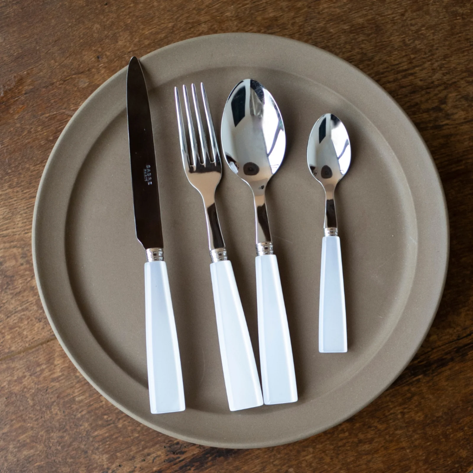 Icône, White - 48 pieces cutlery set - Image 2