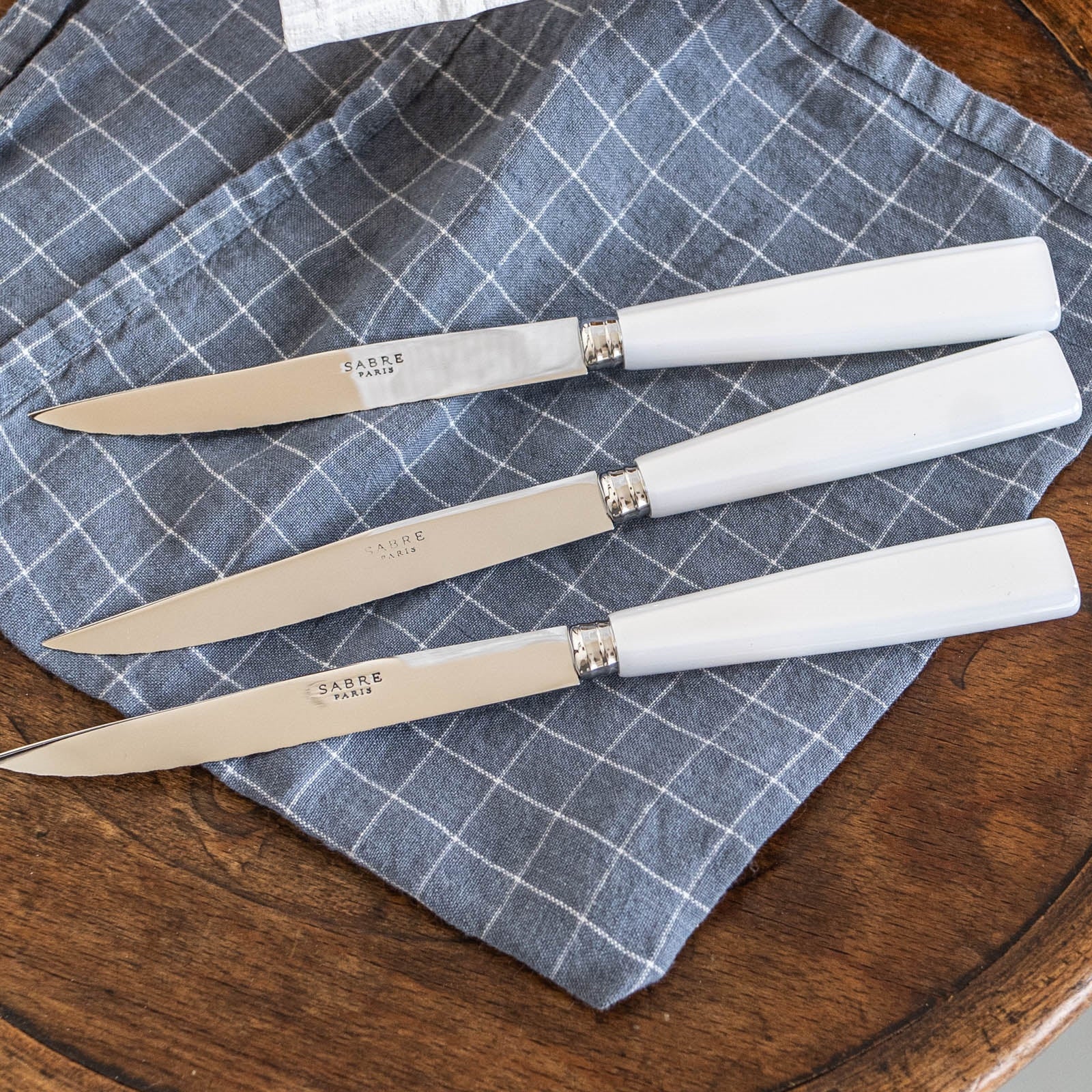 Icône, White - Set of 6 steak knives - Image 2