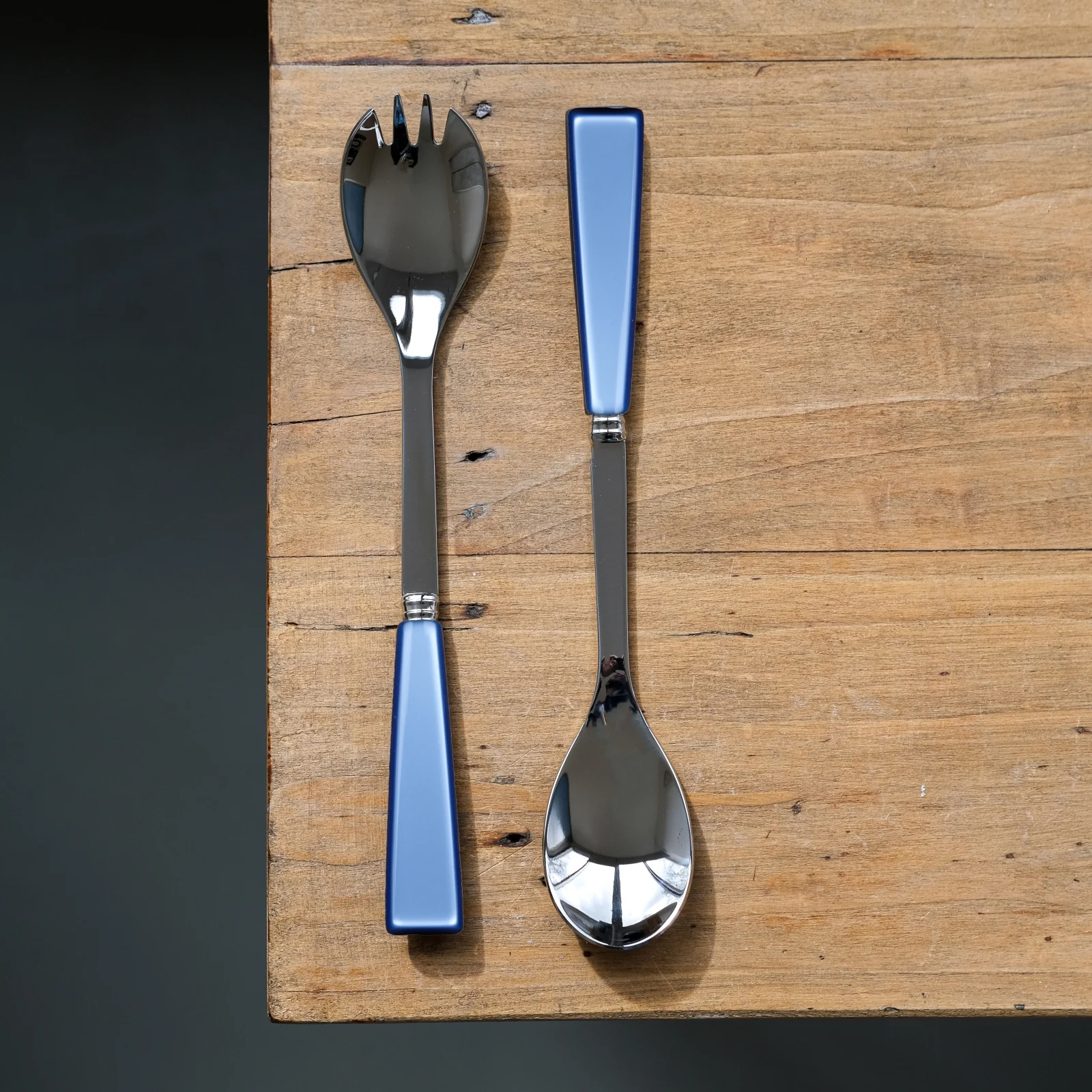 Icône, Light blue - Salad cutlery set - Image 2